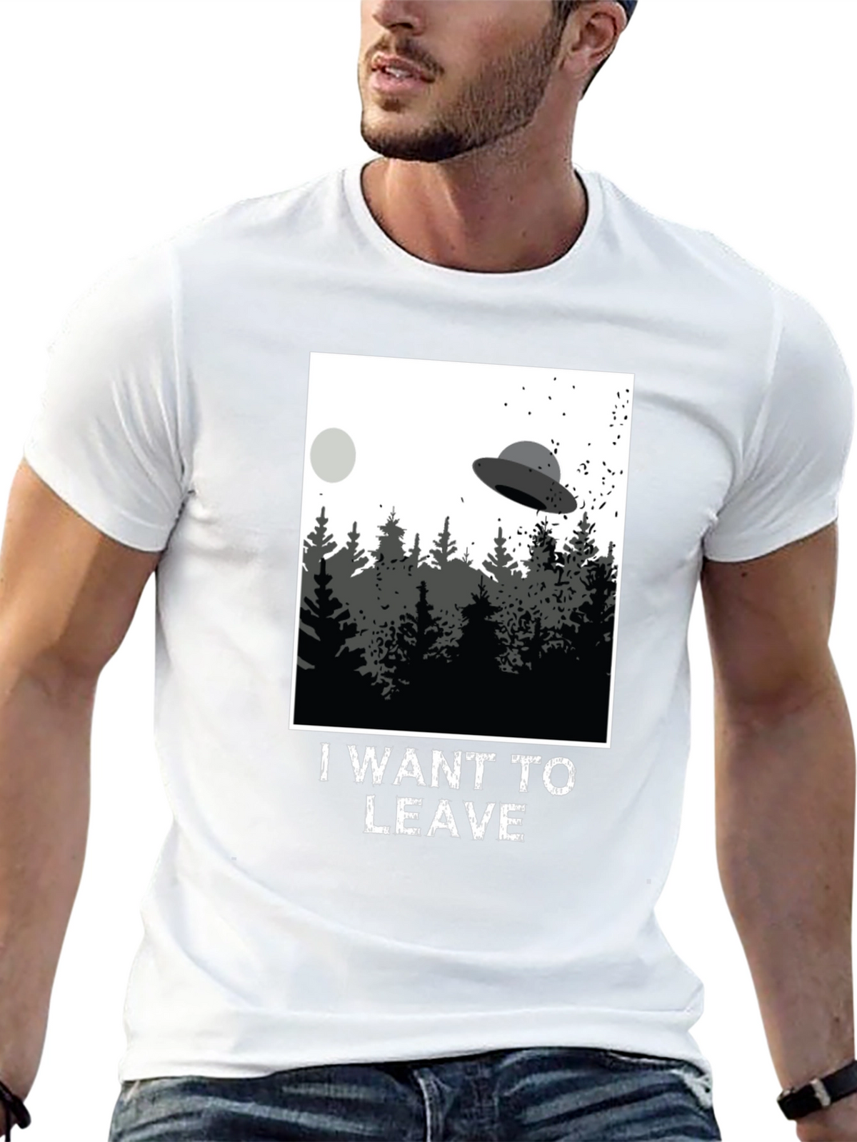 I Want To Leave UFO T-Shirt