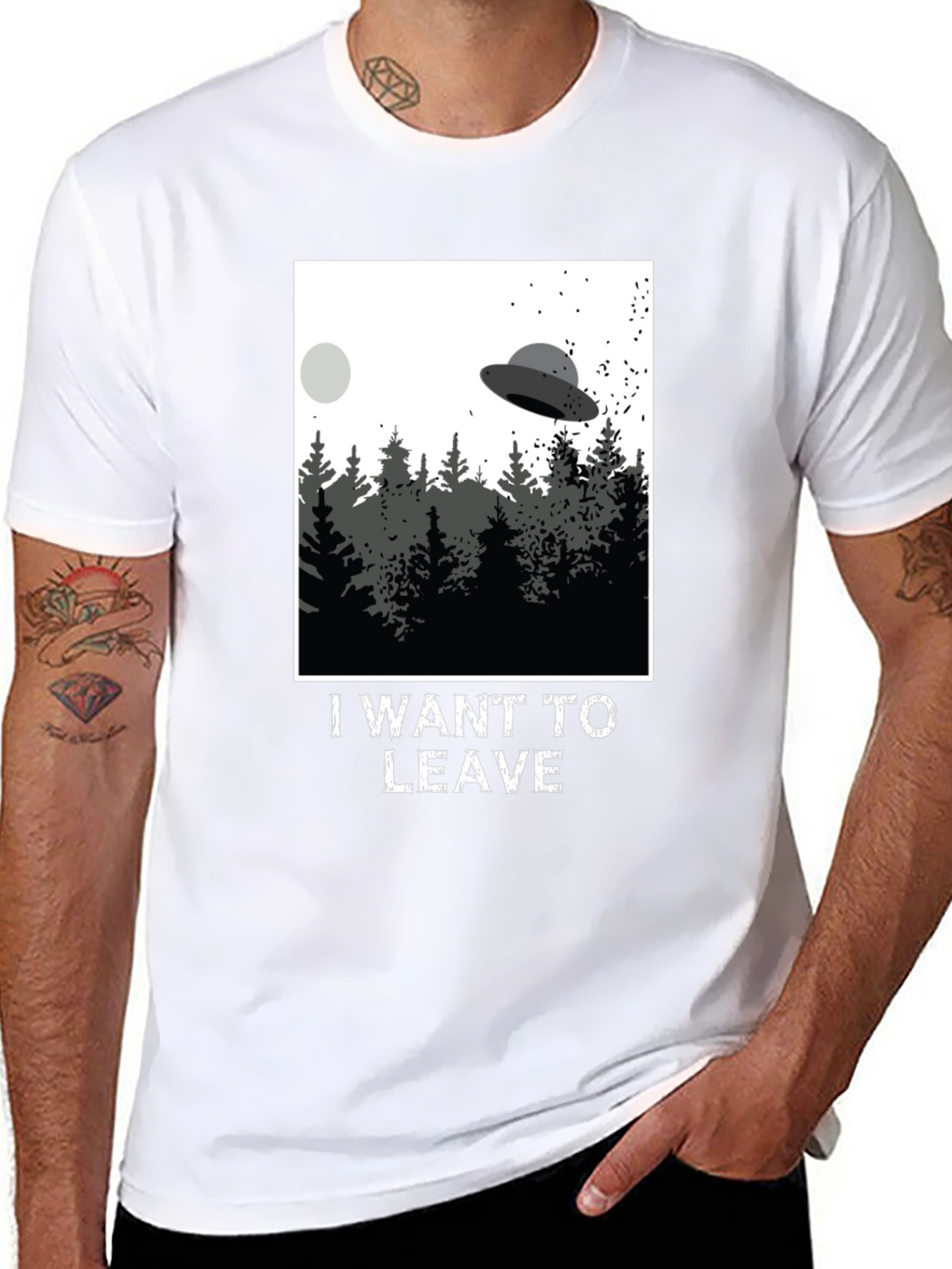 I Want To Leave UFO T-Shirt