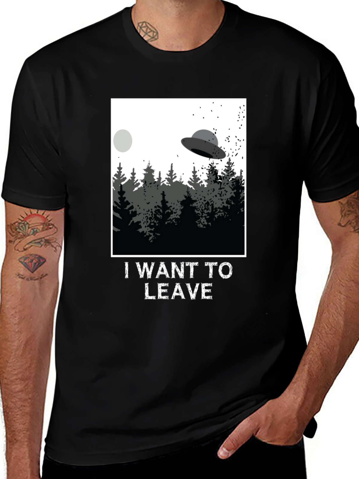 I Want To Leave UFO T-Shirt