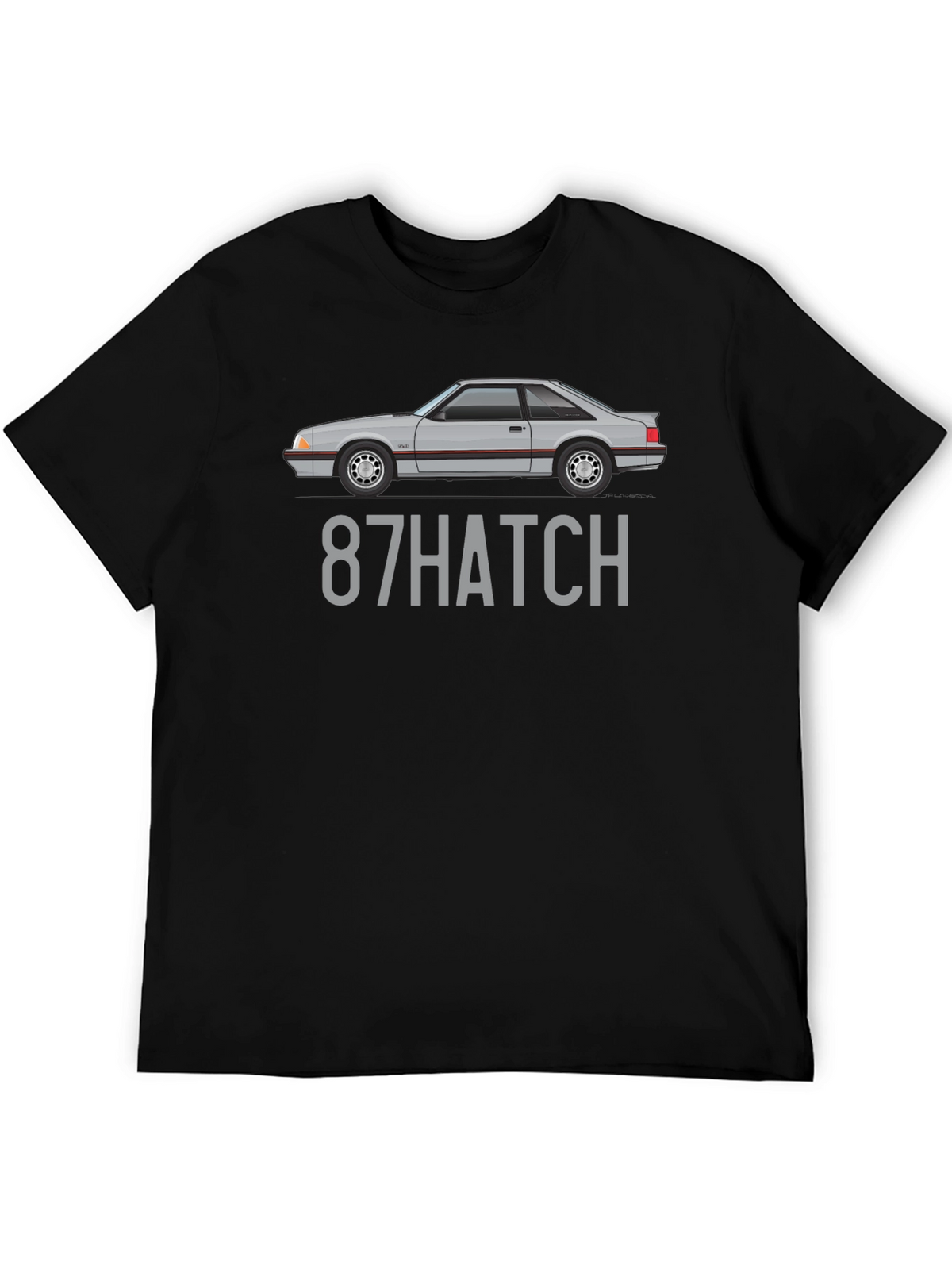 87 Hatch T-Shirt - Classic Car Enthusiast Tee