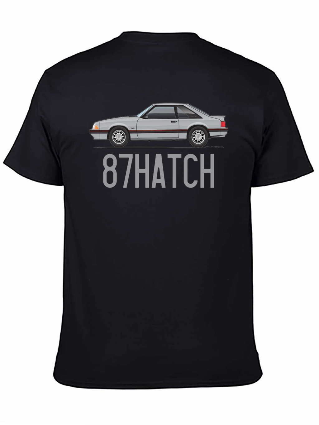 87 Hatch T-Shirt - Classic Car Enthusiast Tee