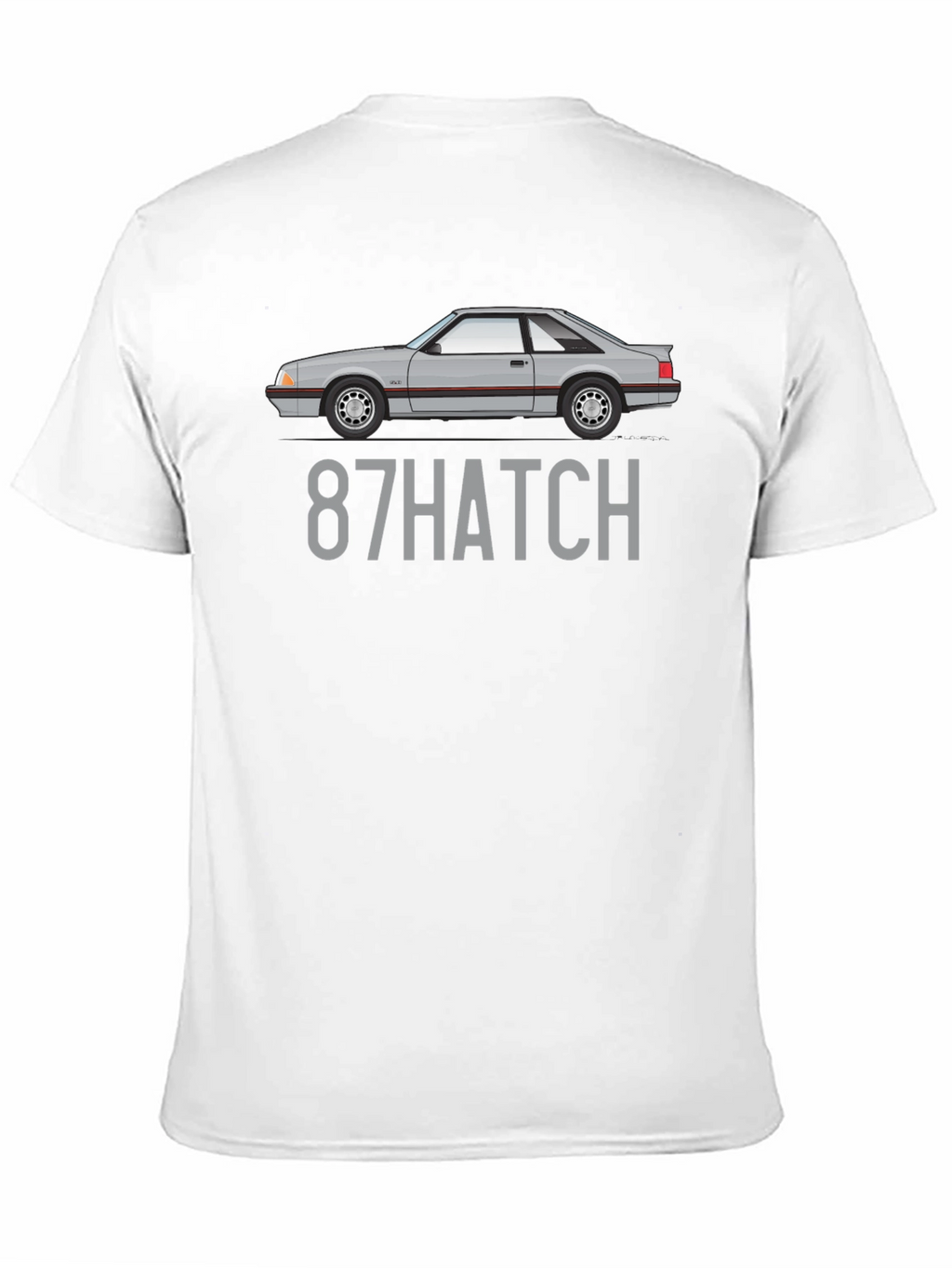 87 Hatch T-Shirt - Classic Car Enthusiast Tee