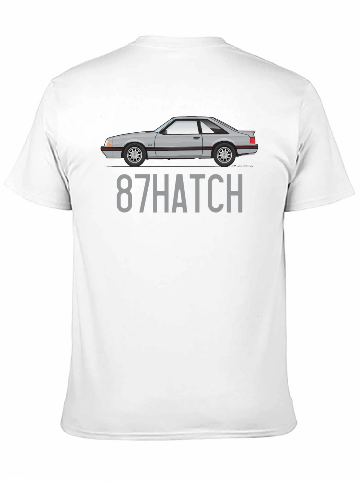 87 Hatch T-Shirt - Classic Car Enthusiast Tee