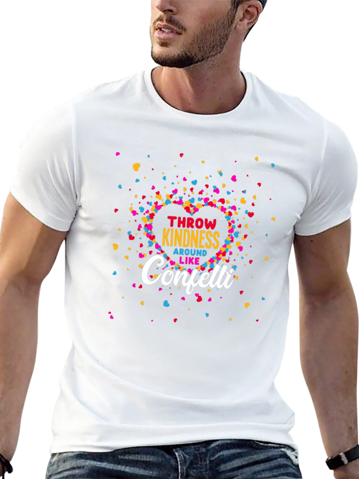 Kindness Confetti Graphic Tee
