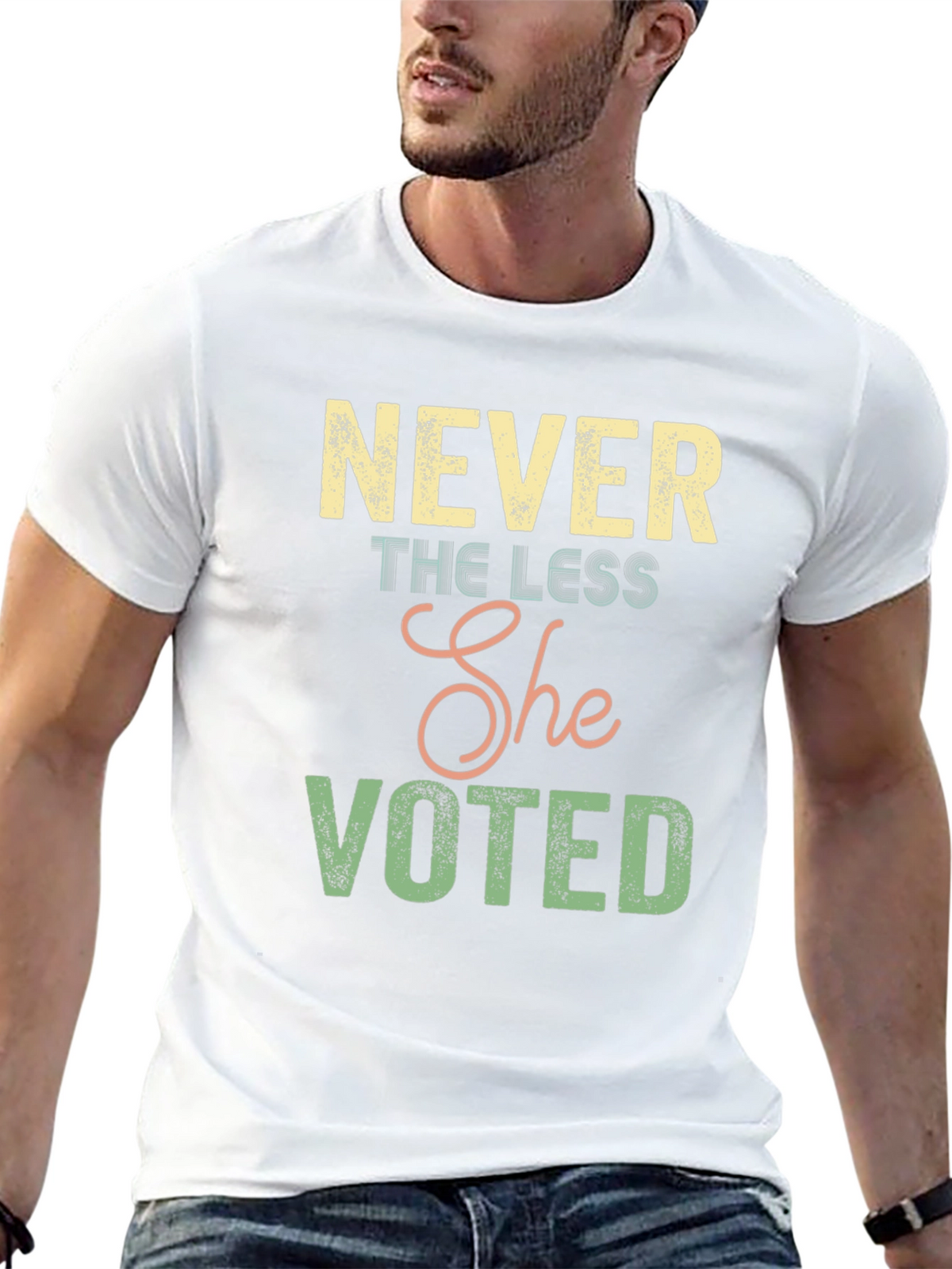 Never the Less She Voted Graphic Tee