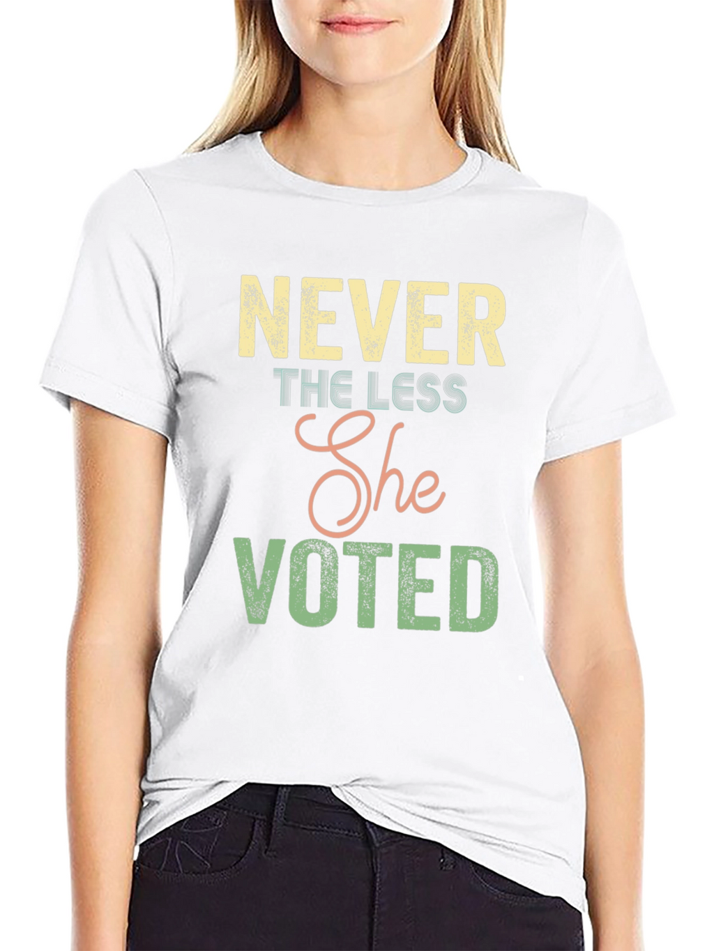 Never the Less She Voted Graphic Tee