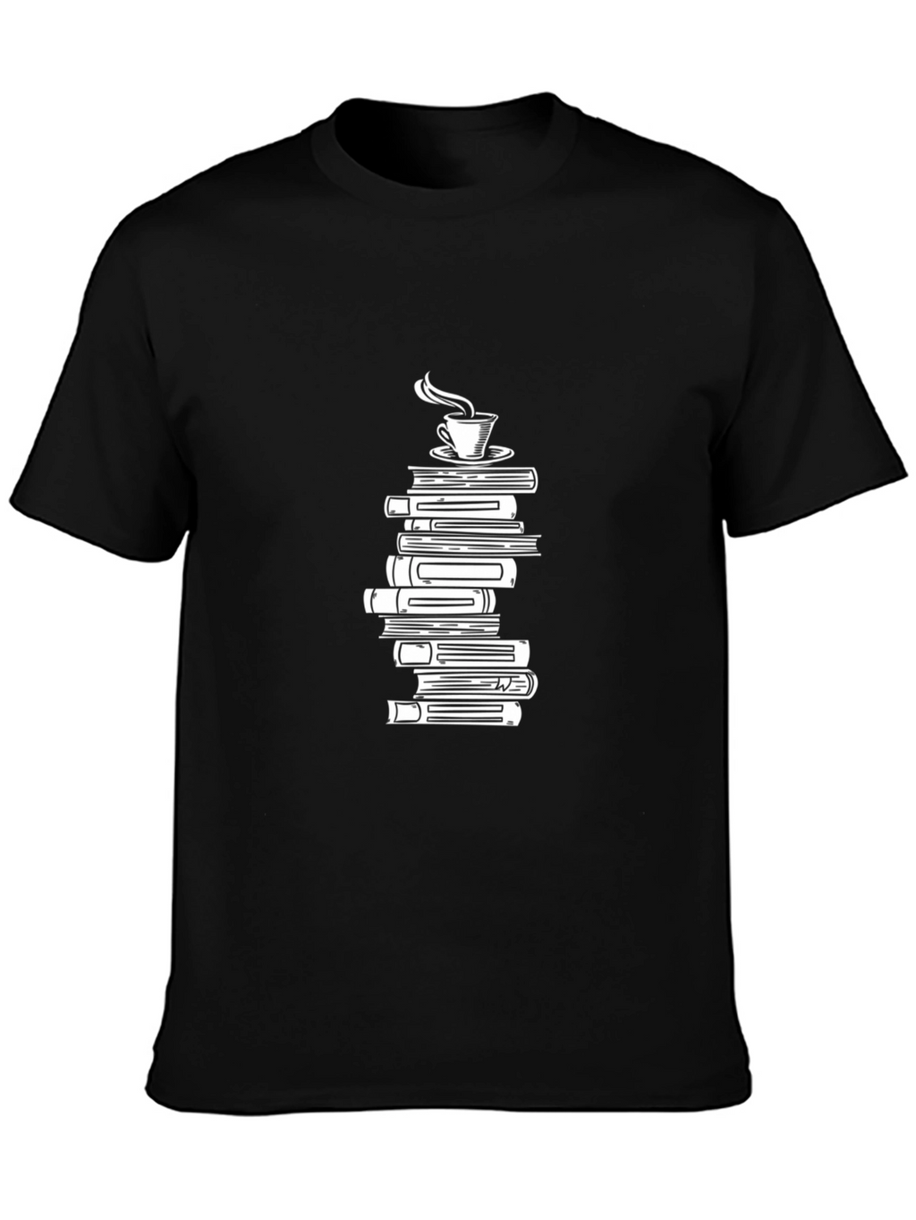 Book & Coffee Tee - Literary Comfort