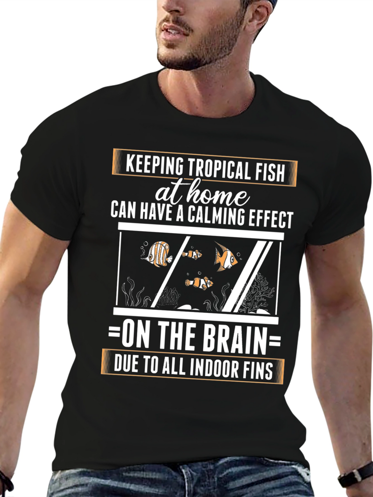 Tropical Fish Calming Effect Graphic Tee