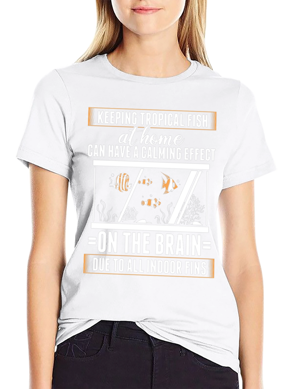 Tropical Fish Calming Effect Graphic Tee