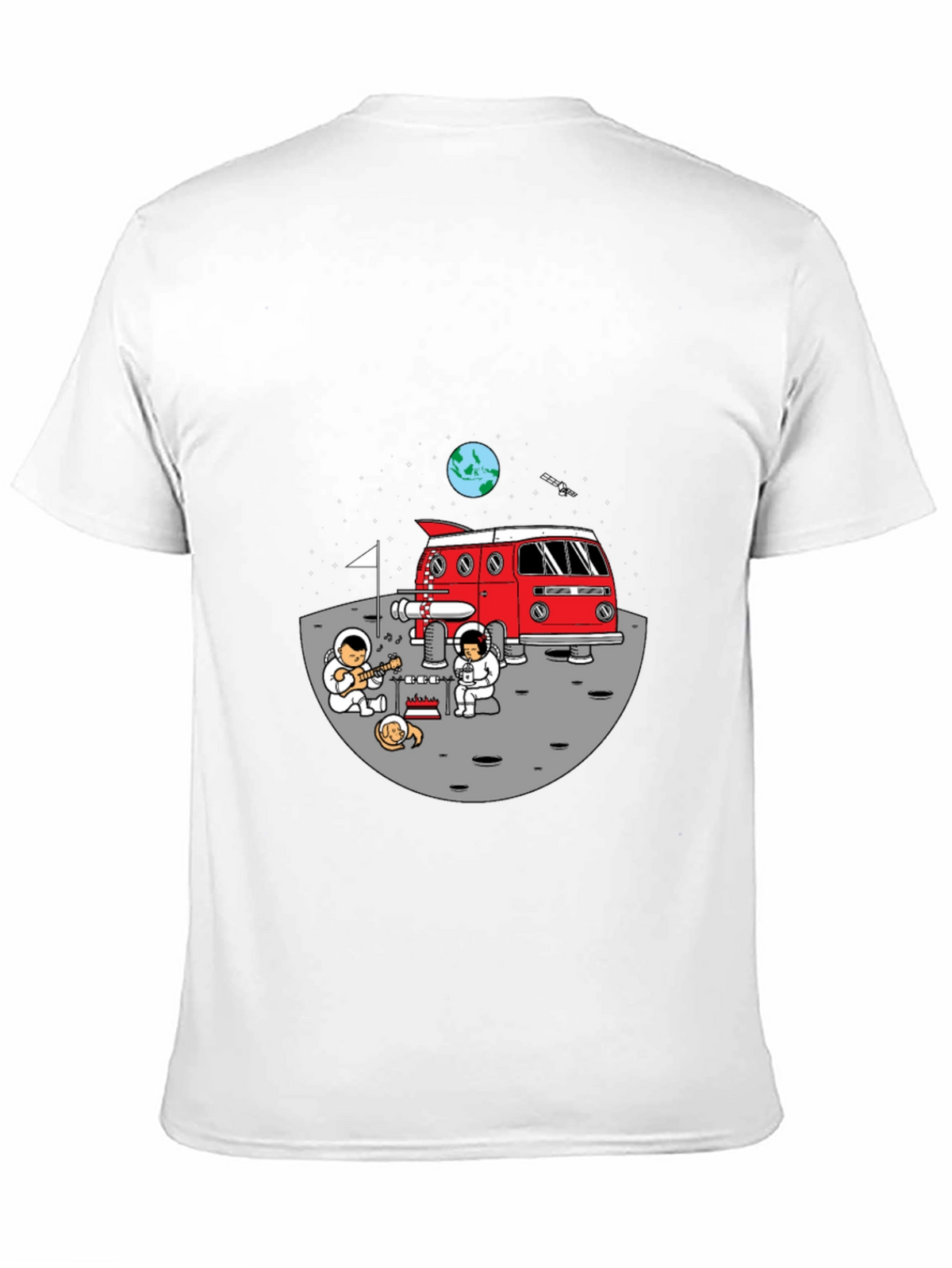 Astronauts on Moon T-Shirt