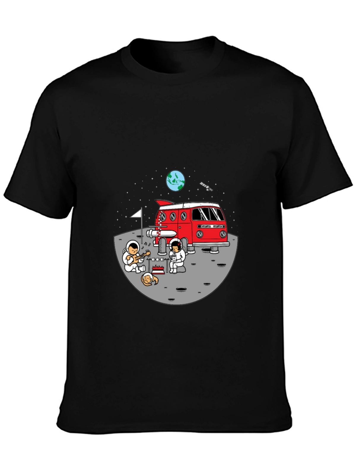 Astronauts on Moon T-Shirt