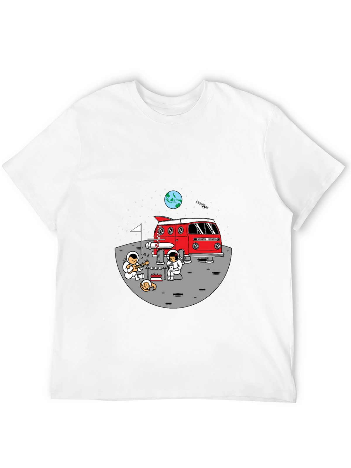 Astronauts on Moon T-Shirt
