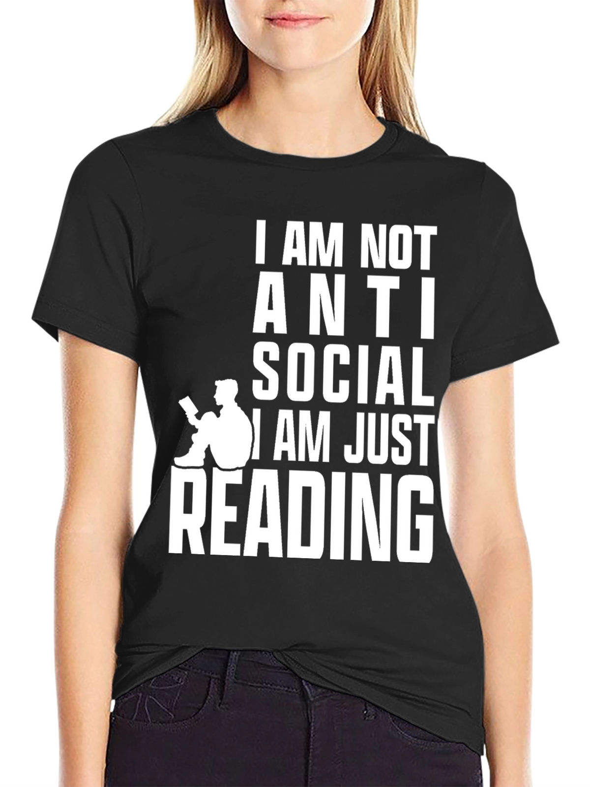 Anti-Social Reading Graphic Tee
