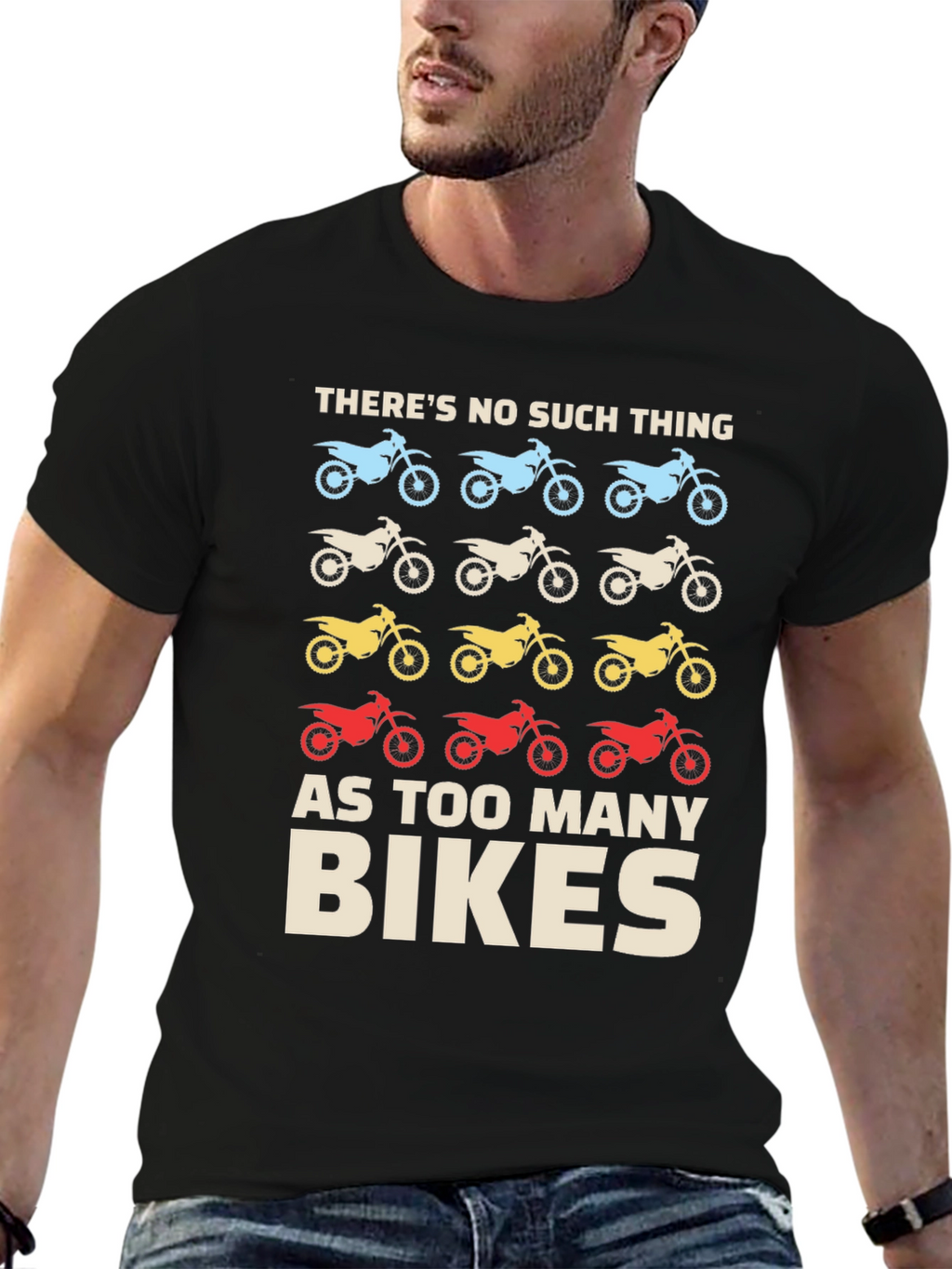 Too Many Bikes Graphic T-Shirt