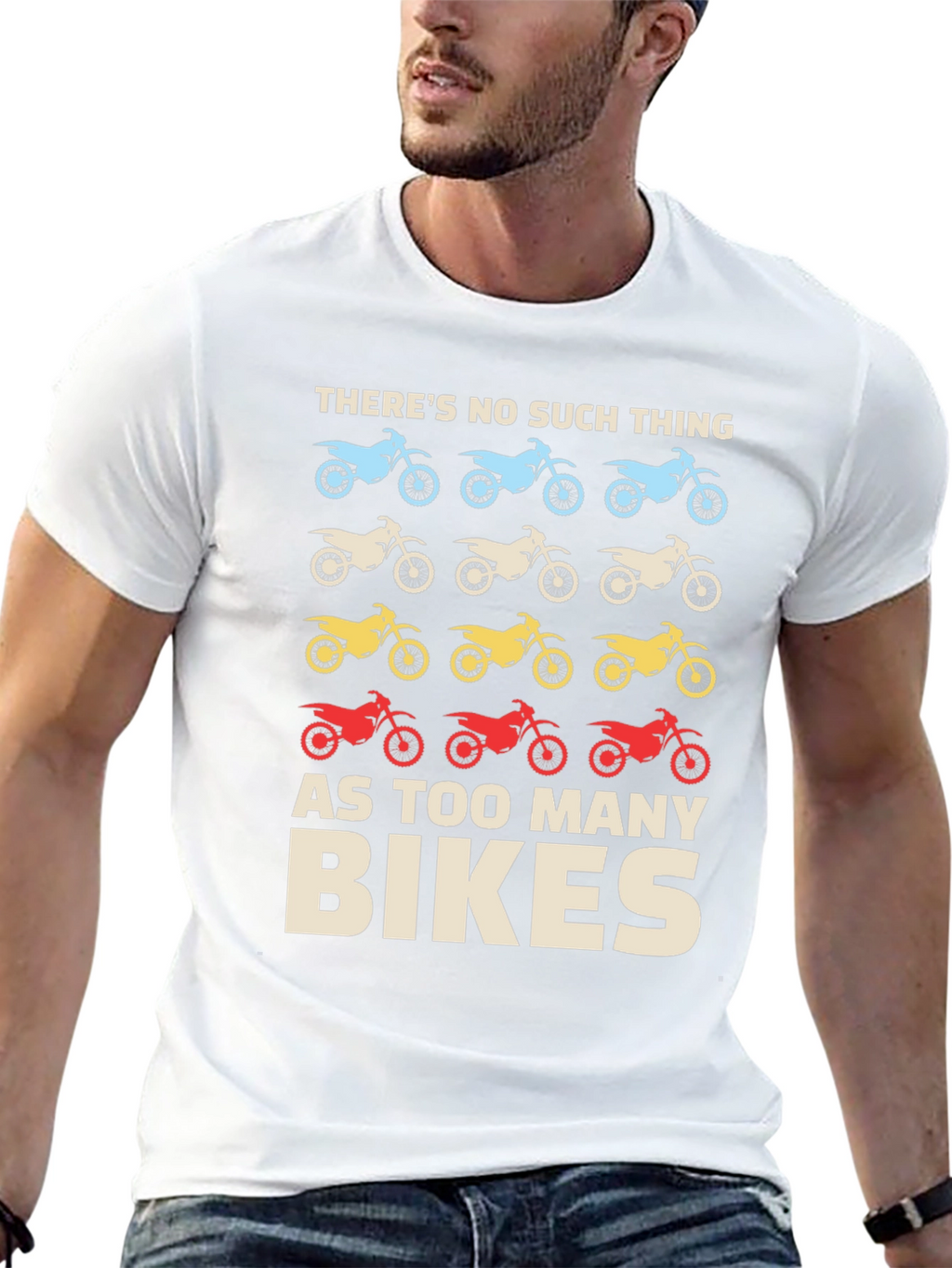 Too Many Bikes Graphic T-Shirt