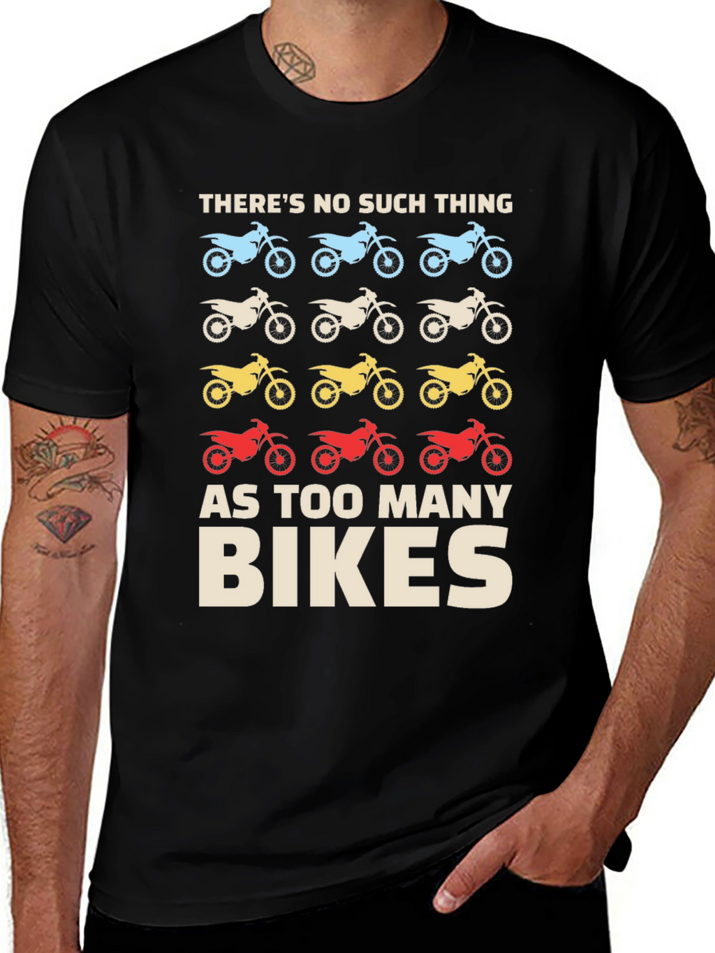 Too Many Bikes Graphic T-Shirt