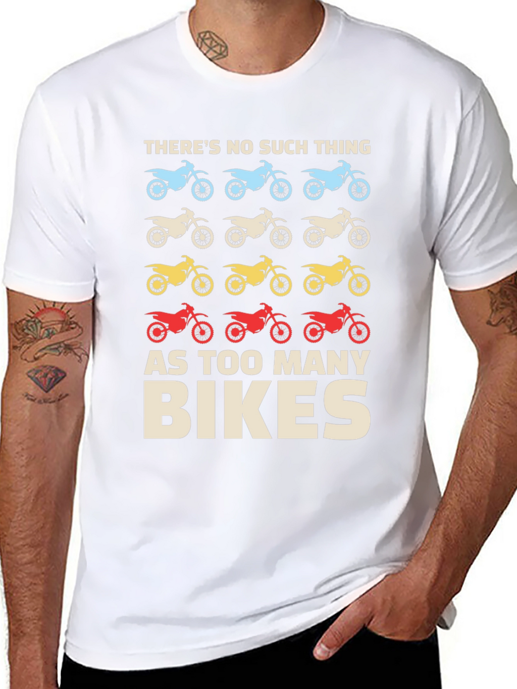 Too Many Bikes Graphic T-Shirt
