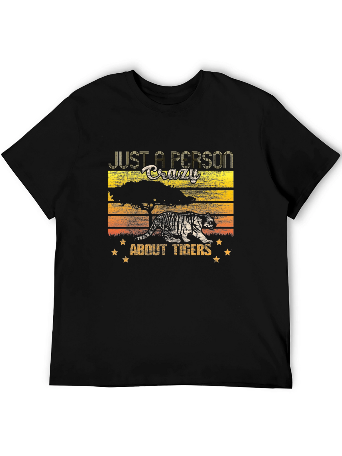 Crazy About Tigers Graphic T-Shirt