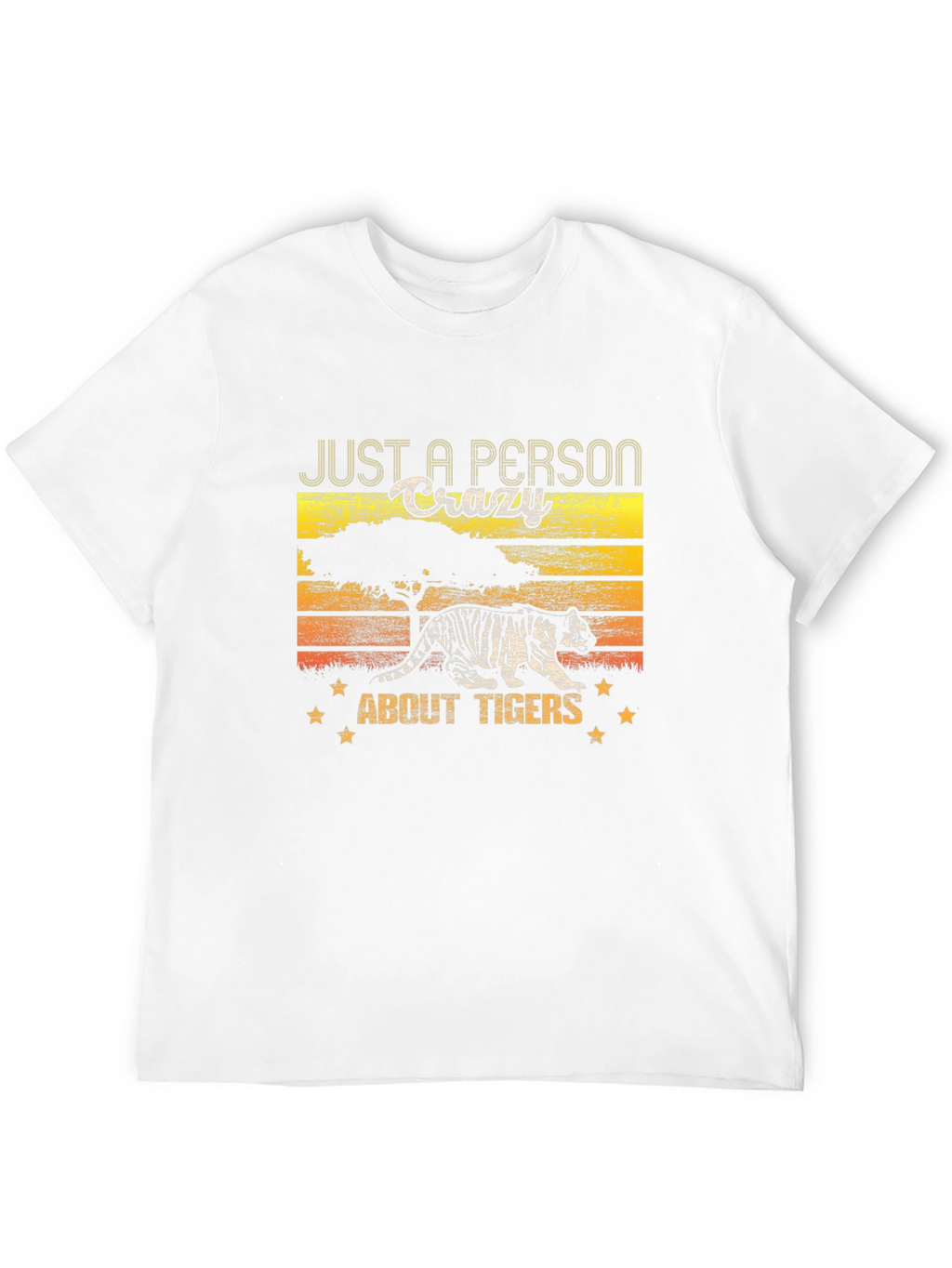 Crazy About Tigers Graphic T-Shirt