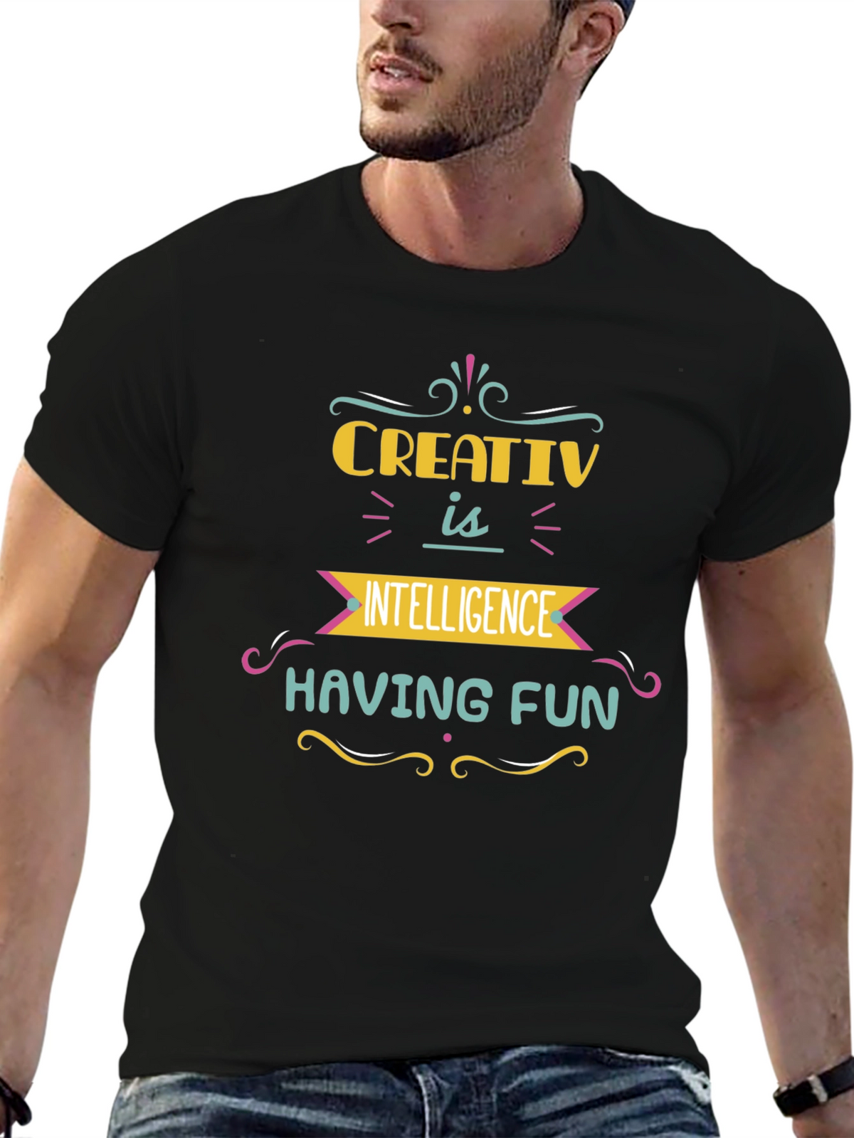Creative Intelligence Fun Graphic Tee