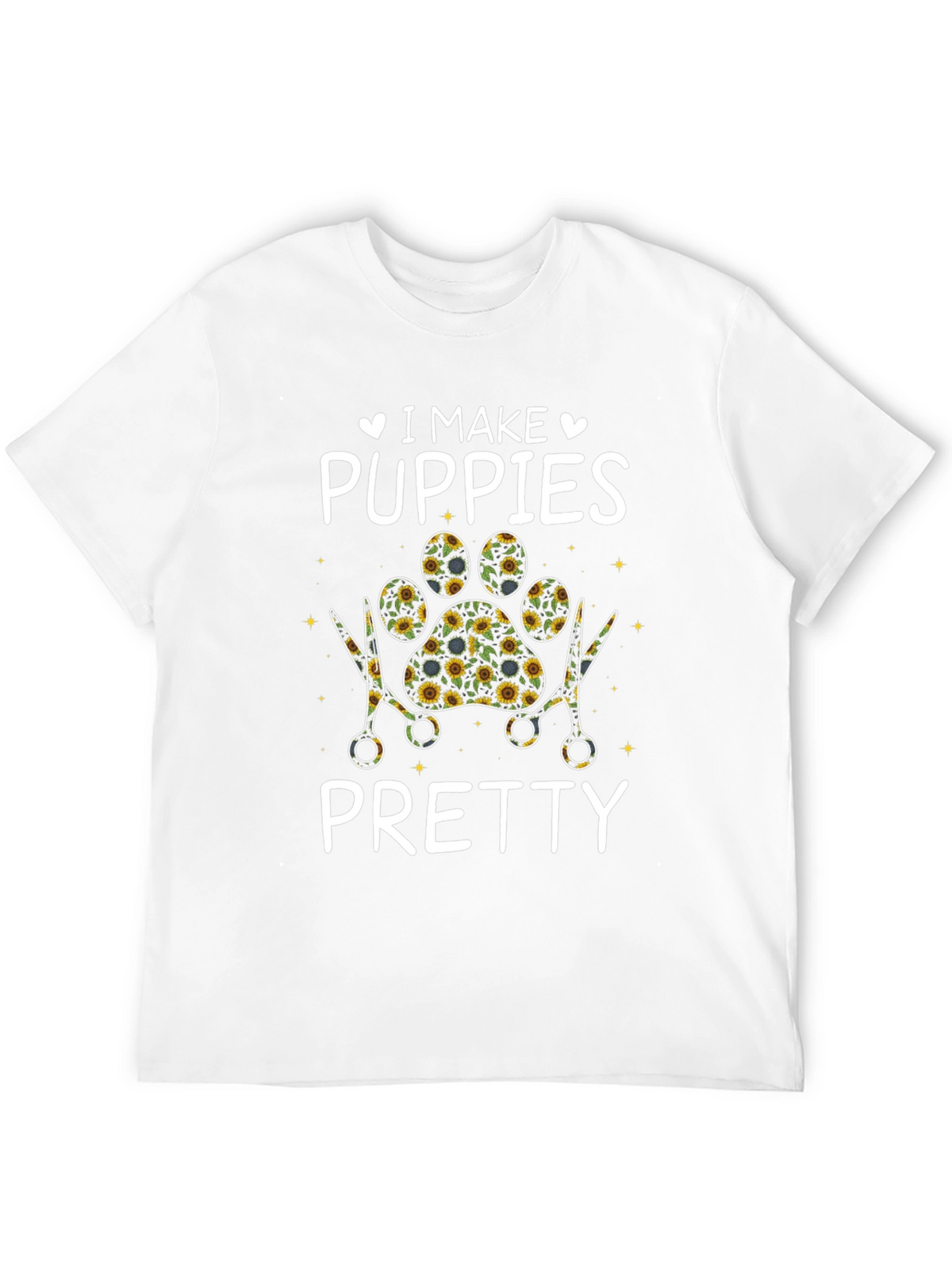 I Make Puppies Pretty T-Shirt Pet Groomer Tee