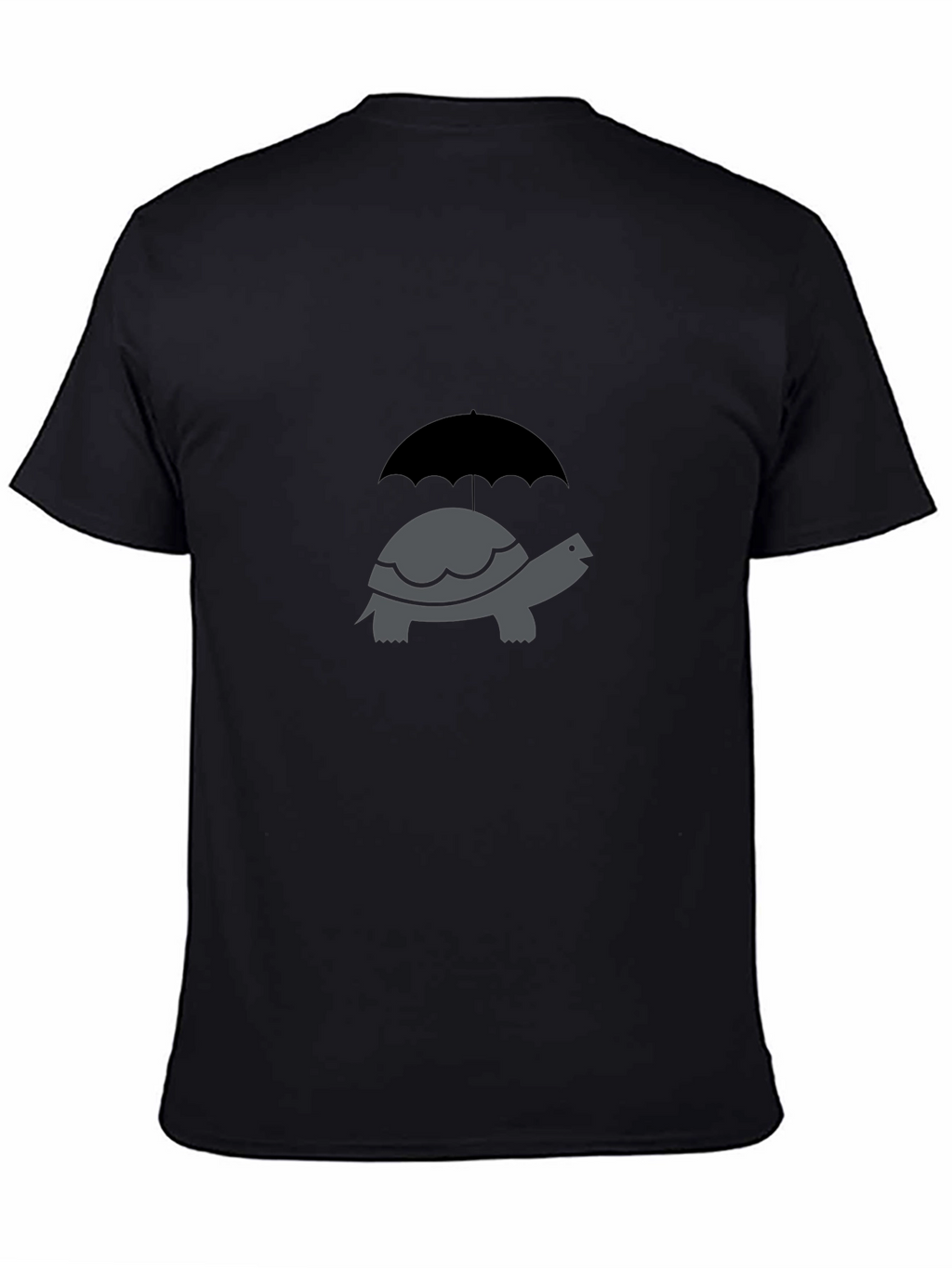 Turtle Umbrella Graphic Tee - Classic Crew Neck