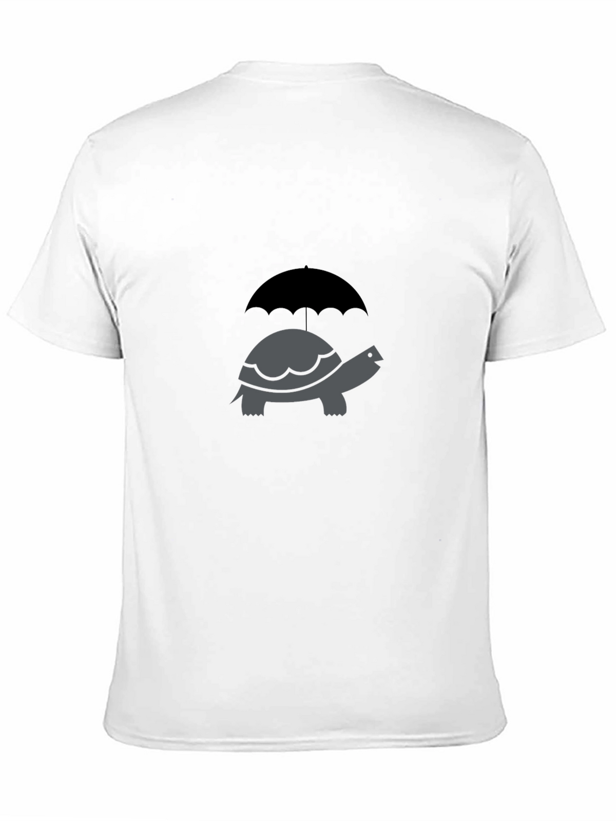 Turtle Umbrella Graphic Tee - Classic Crew Neck