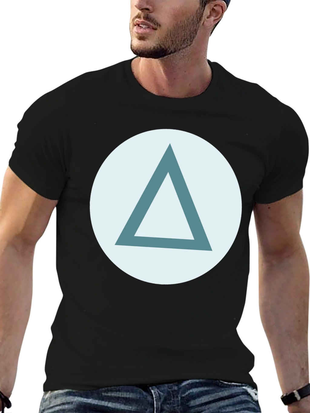 Triangle Graphic Tee - Stylish Casual Wear