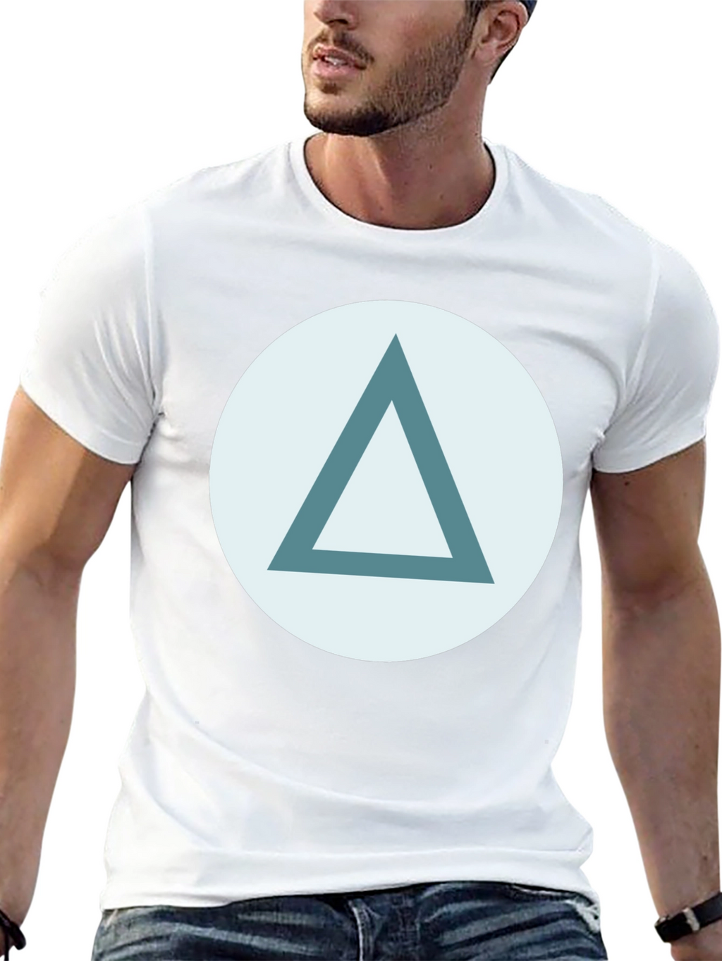 Triangle Graphic Tee - Stylish Casual Wear
