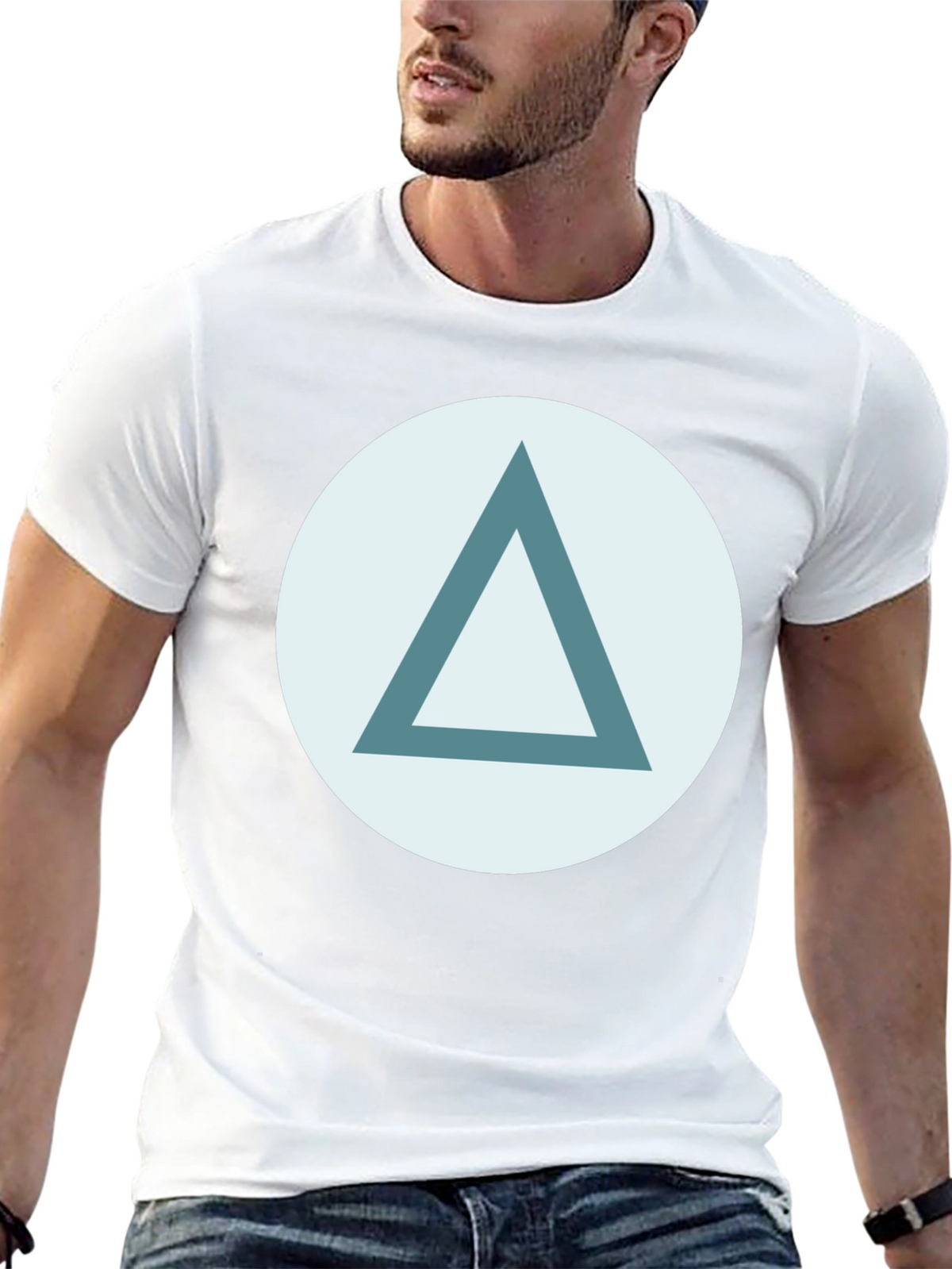 Triangle Graphic Tee - Stylish Casual Wear