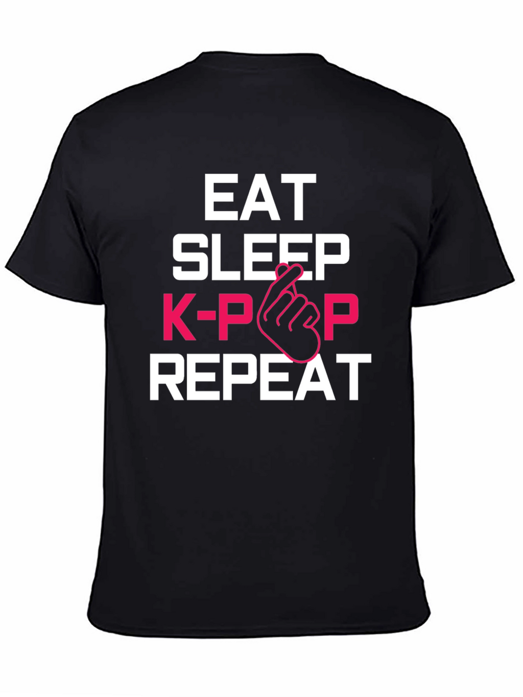 Eat Sleep K-Pop Repeat Graphic Tee