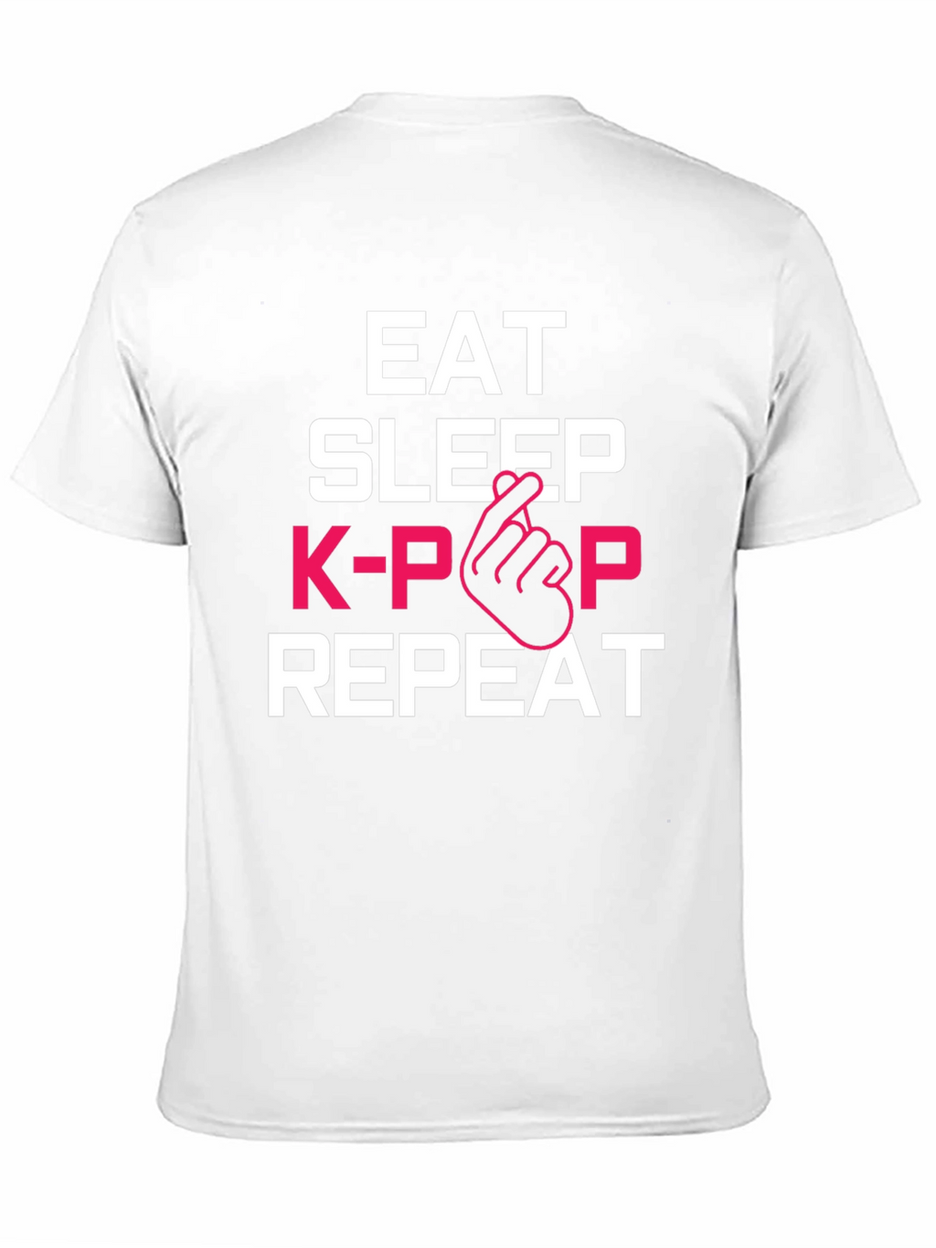 Eat Sleep K-Pop Repeat Graphic Tee