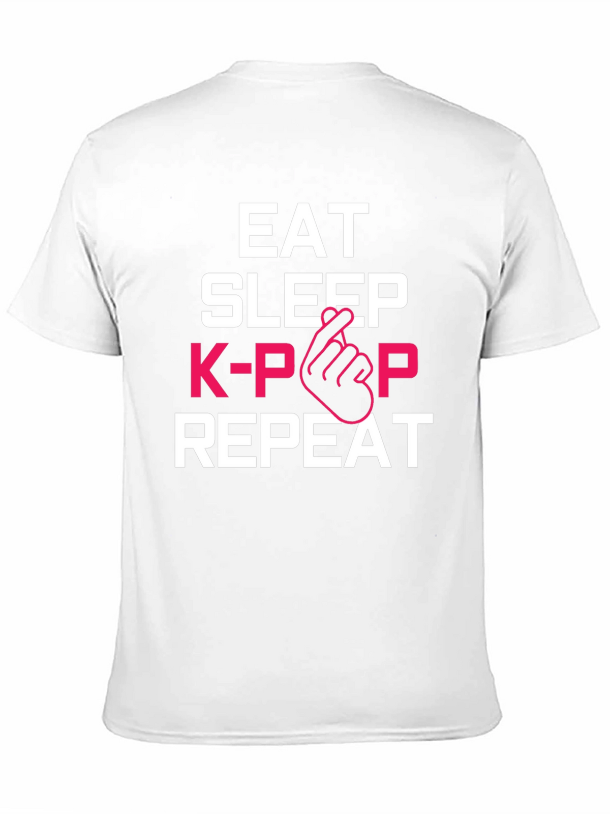 Eat Sleep K-Pop Repeat Graphic Tee
