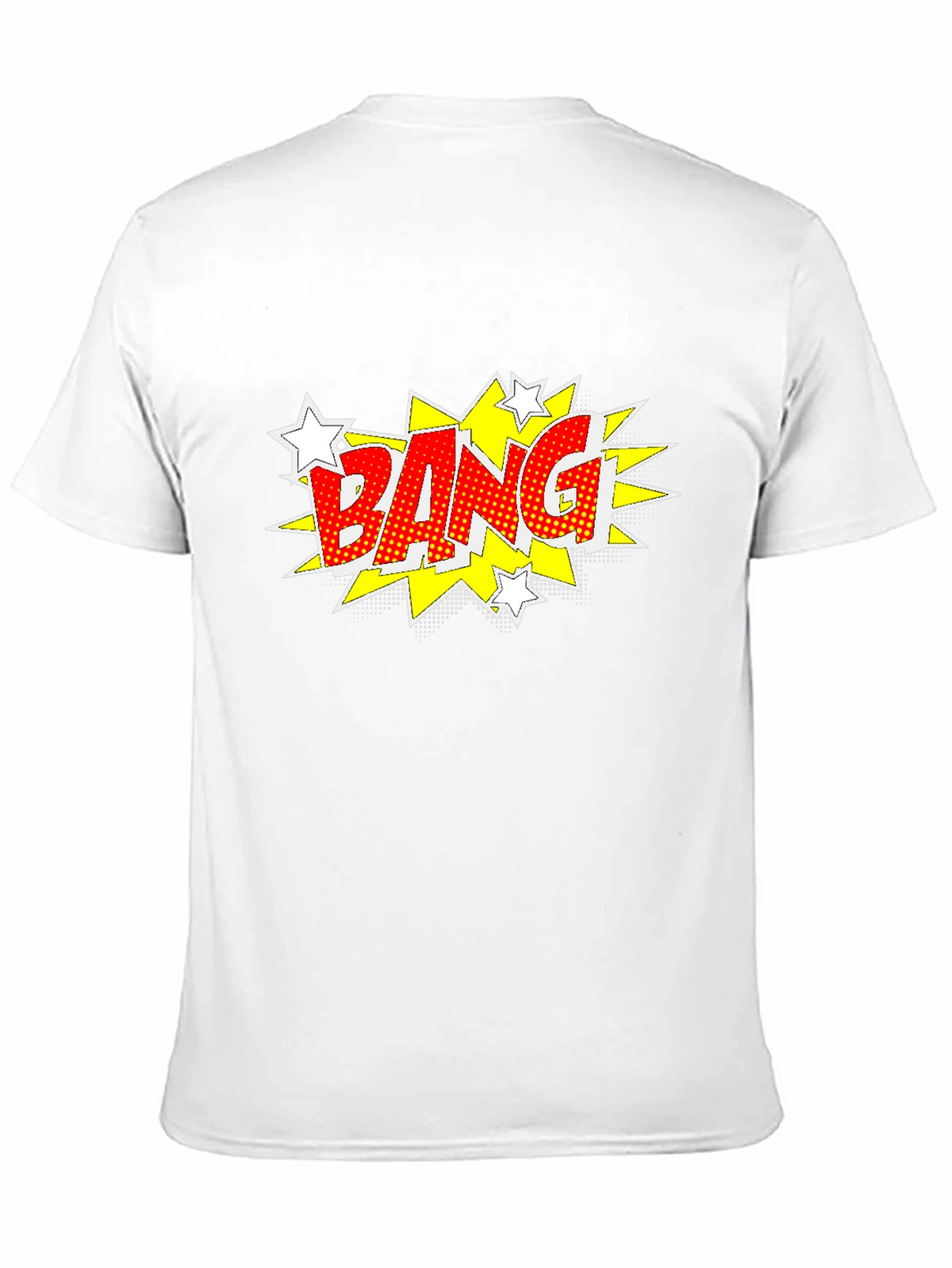 Comic Style Bang Graphic T-Shirt - Bold Black Tee