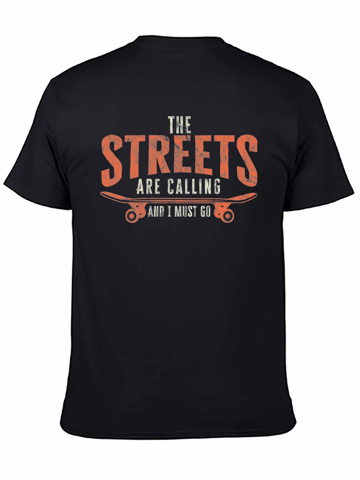 Streets Are Calling Skateboarder Graphic T-Shirt