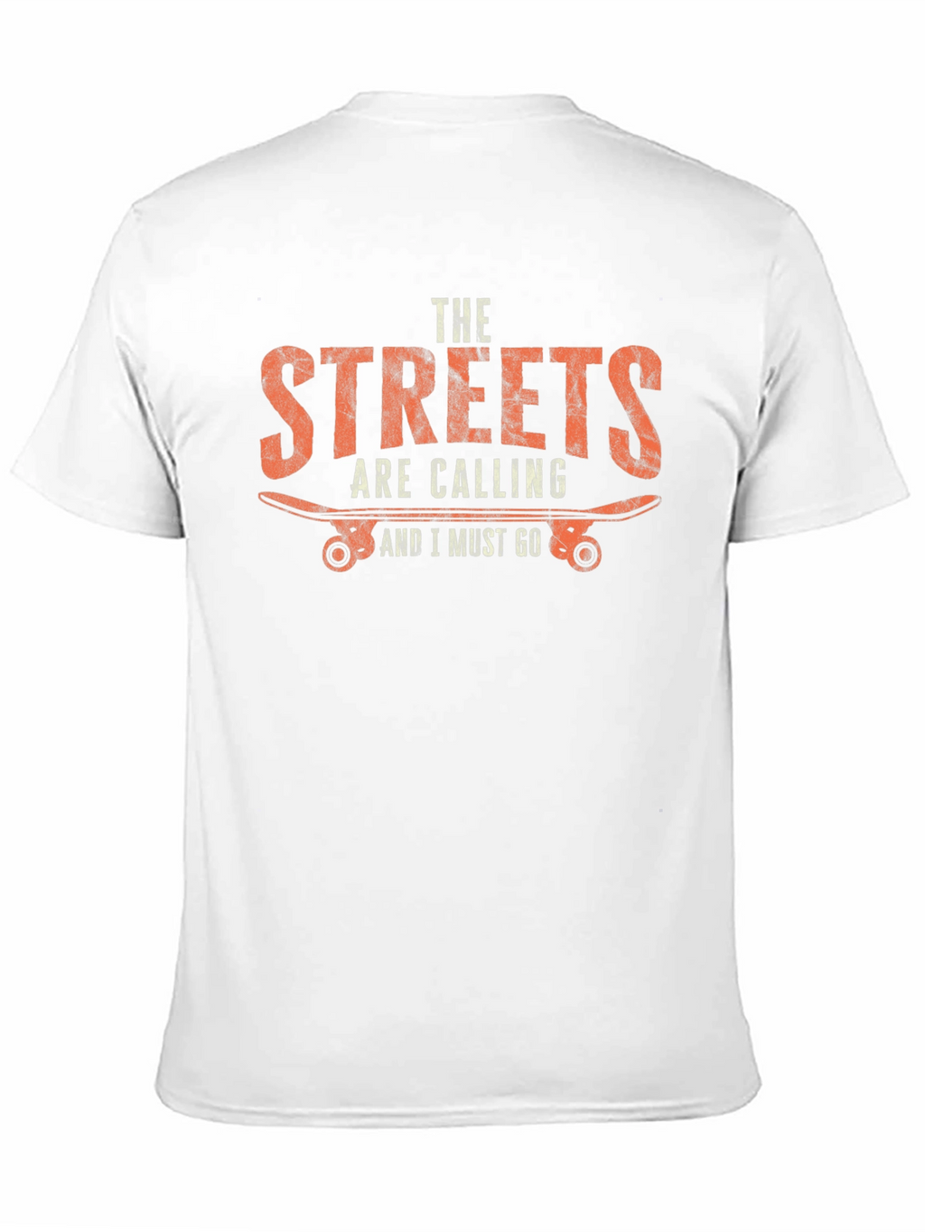 Streets Are Calling Skateboarder Graphic T-Shirt