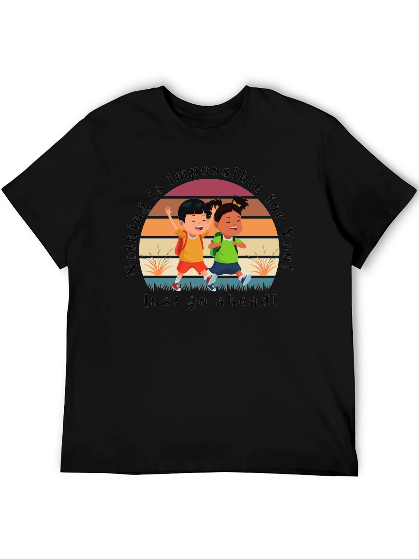 Inspirational Kids Graphic T-Shirt - Nothing is Impossible