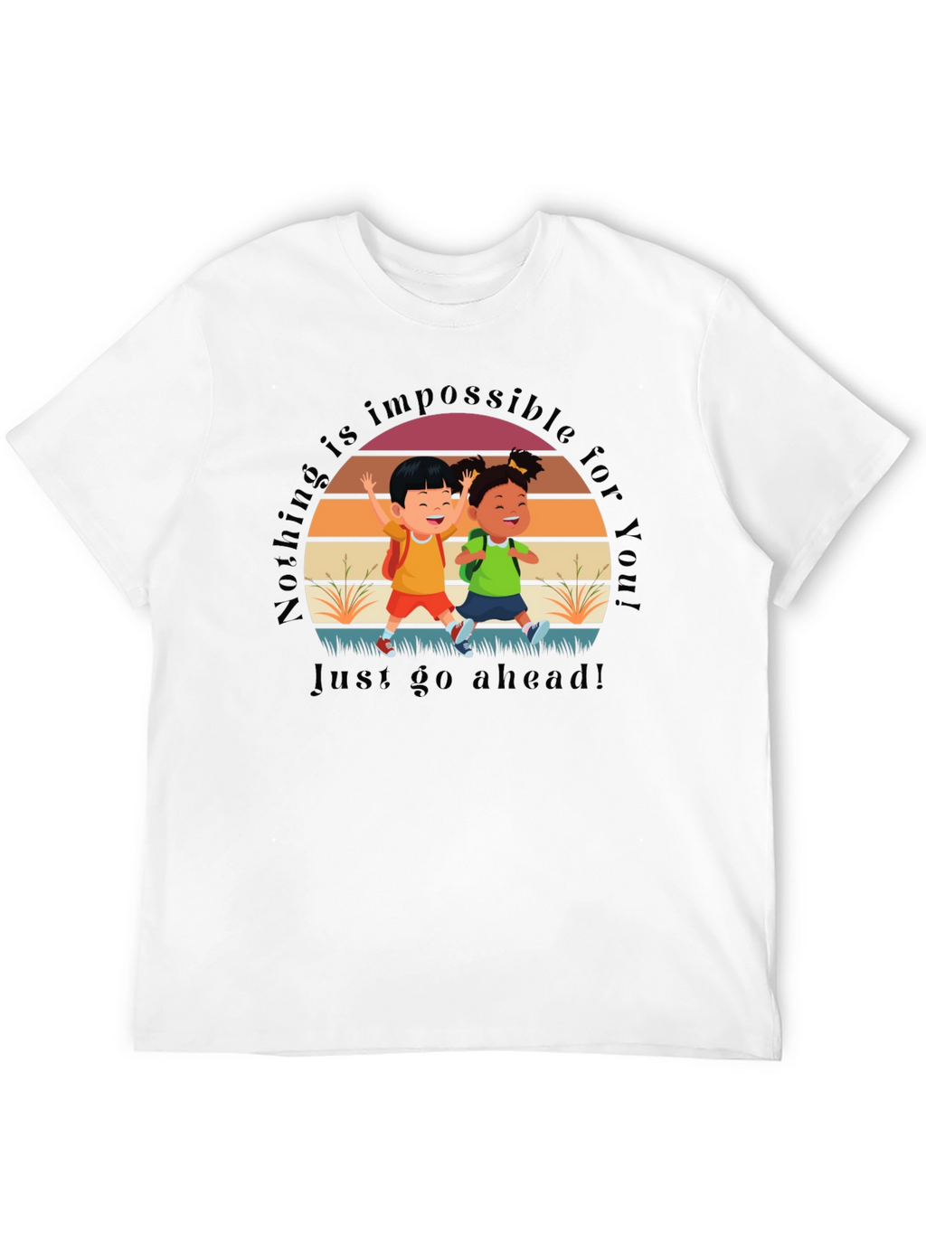 Inspirational Kids Graphic T-Shirt - Nothing is Impossible