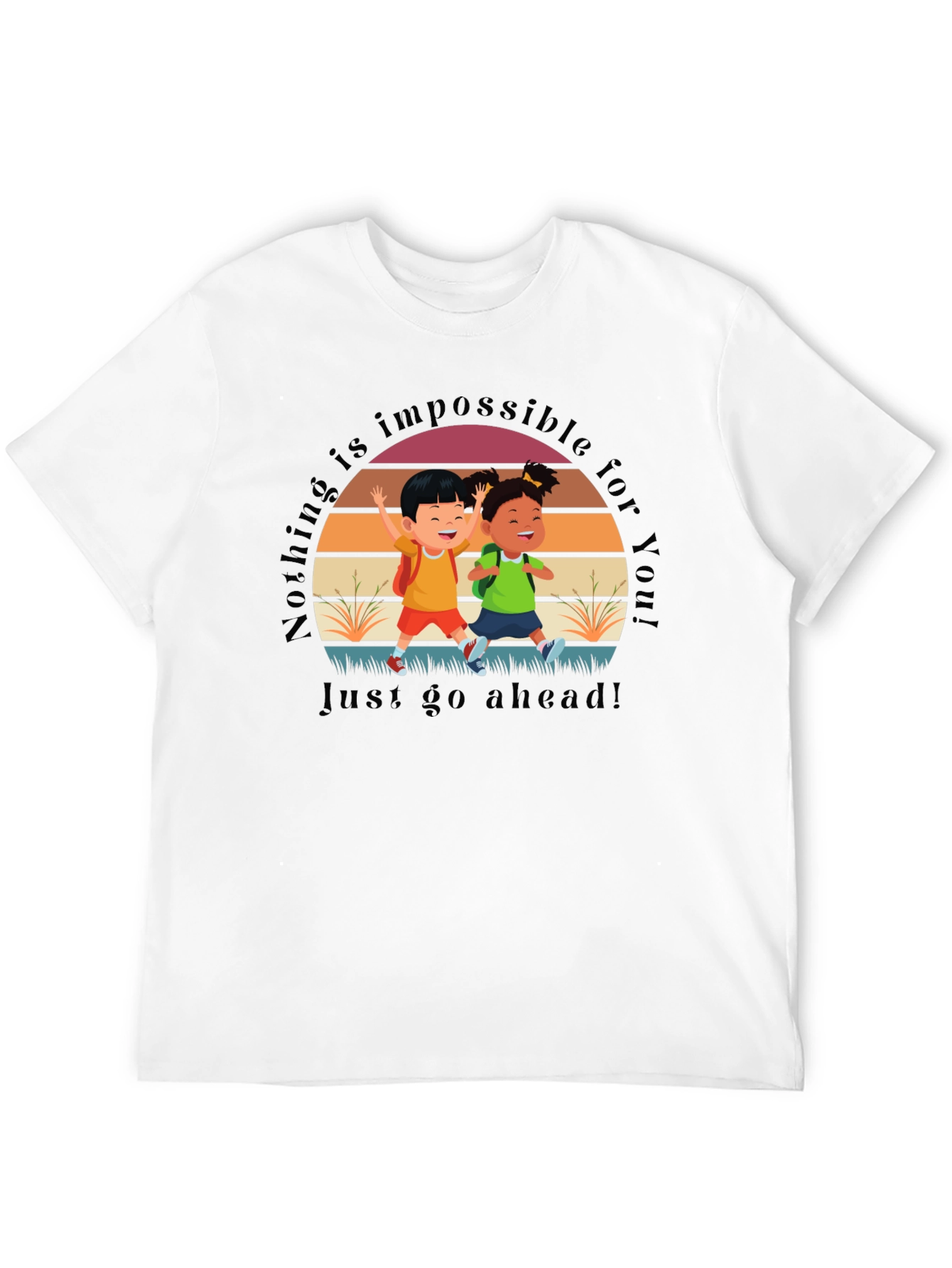 Inspirational Kids Graphic T-Shirt - Nothing is Impossible