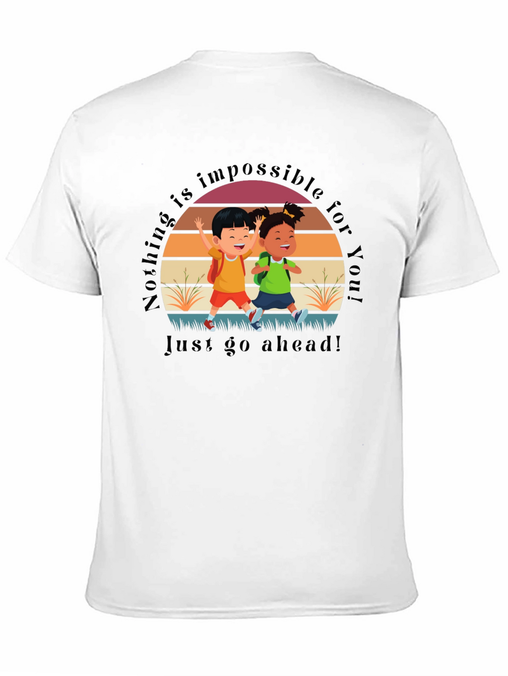 Inspirational Kids Graphic T-Shirt - Nothing is Impossible
