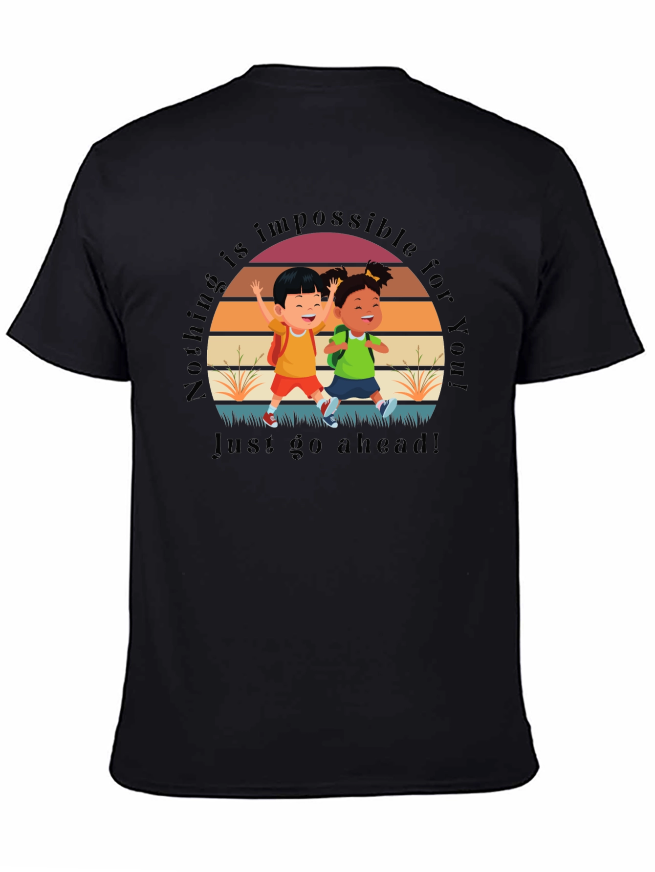 Inspirational Kids Graphic T-Shirt - Nothing is Impossible