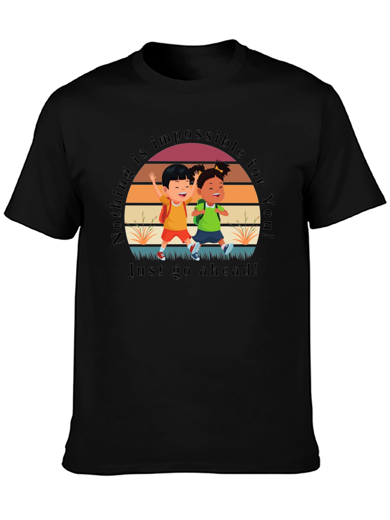Inspirational Kids Graphic T-Shirt - Nothing is Impossible