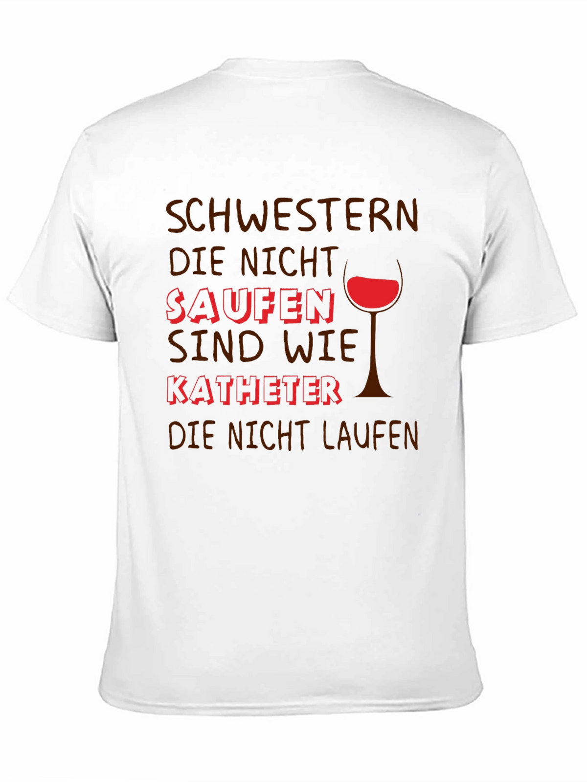 Funny German Drinking T-Shirt: Sisters Who Dont Drink
