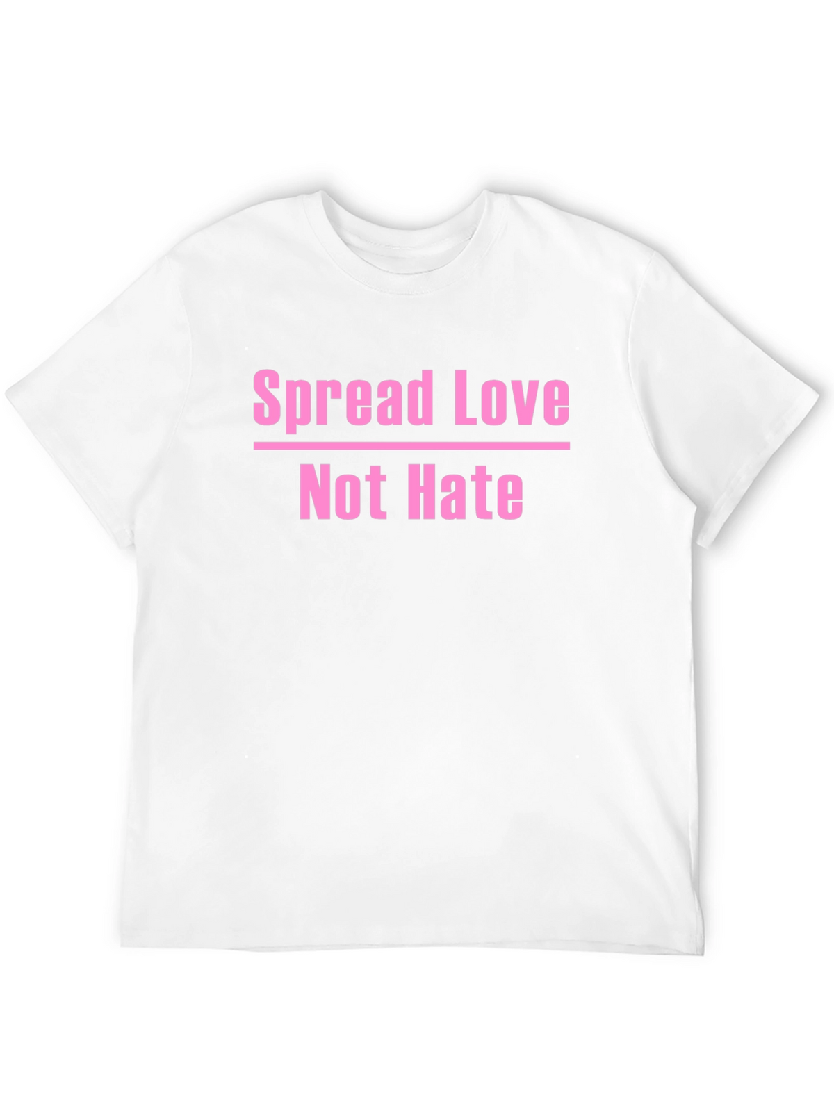 Spread Love Not Hate Graphic T-Shirt