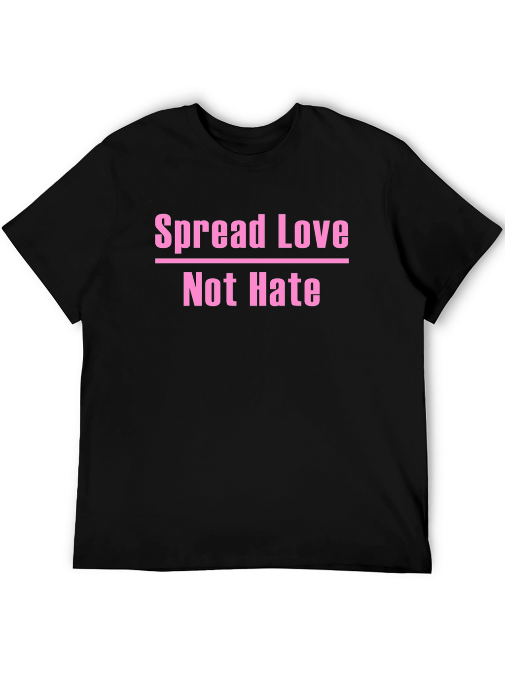 Spread Love Not Hate Graphic T-Shirt