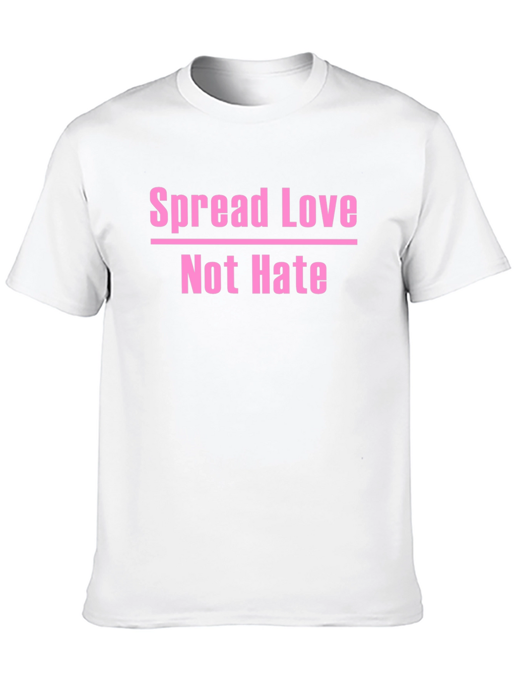 Spread Love Not Hate Graphic T-Shirt