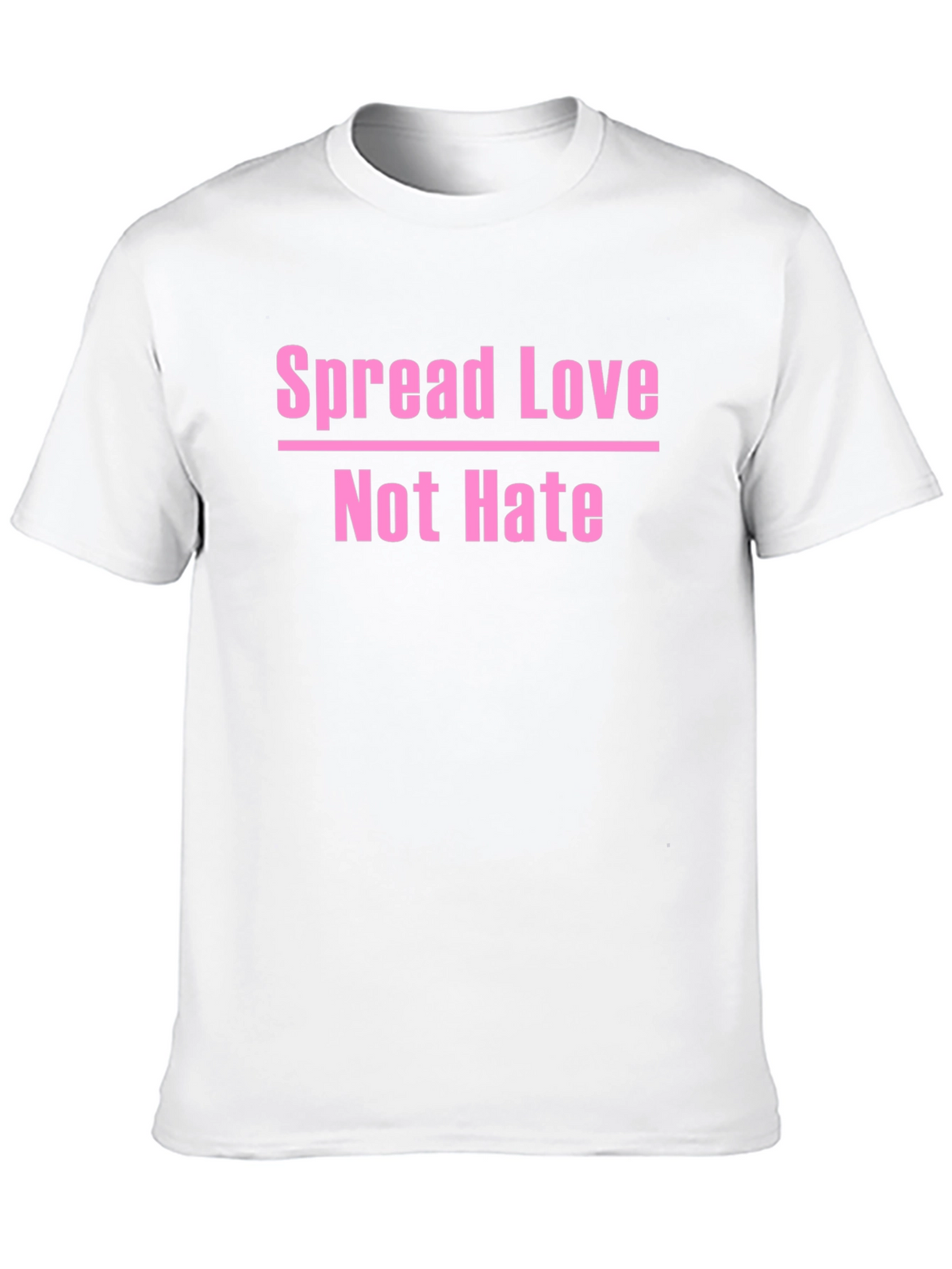 Spread Love Not Hate Graphic T-Shirt