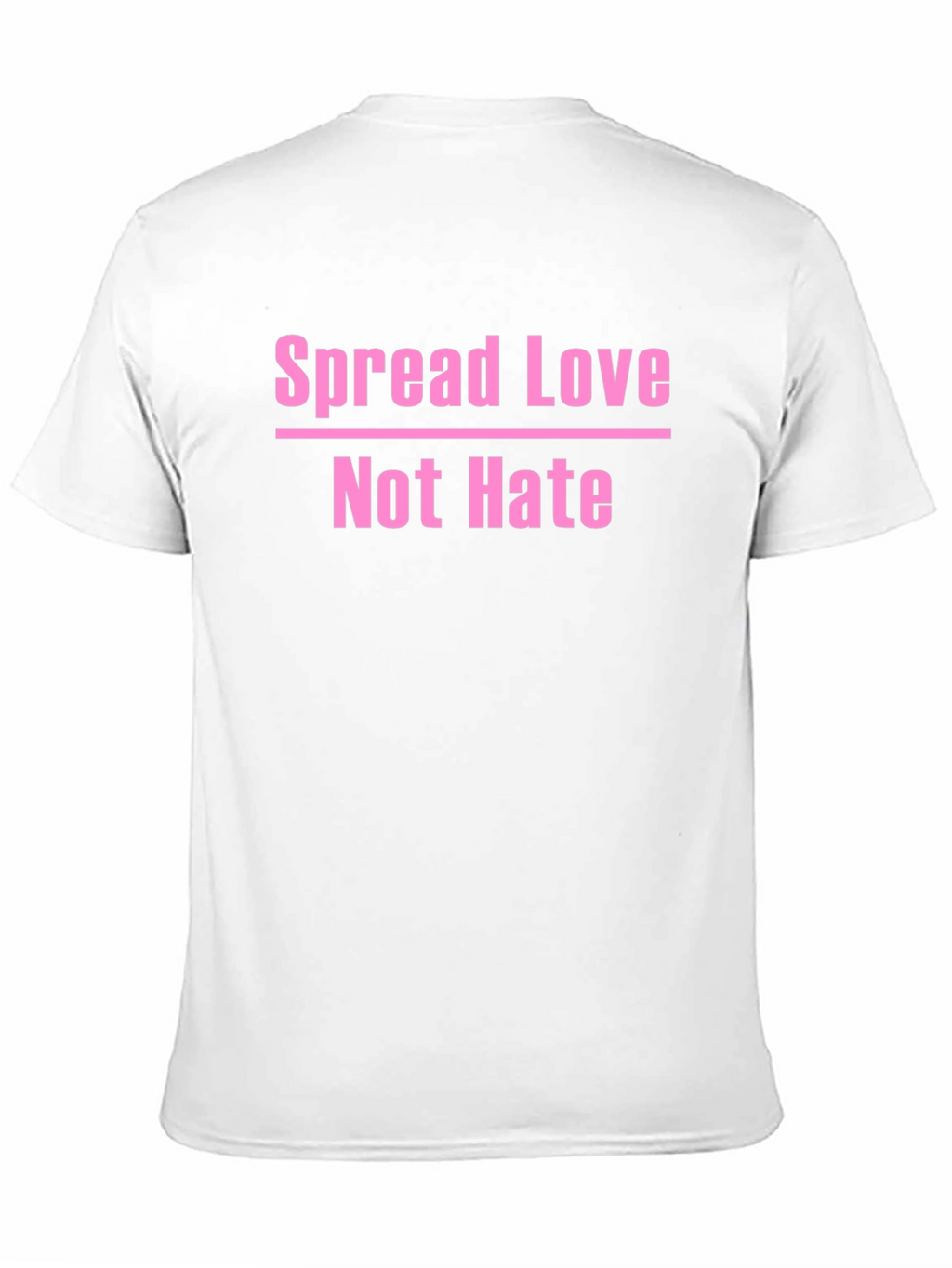 Spread Love Not Hate Graphic T-Shirt
