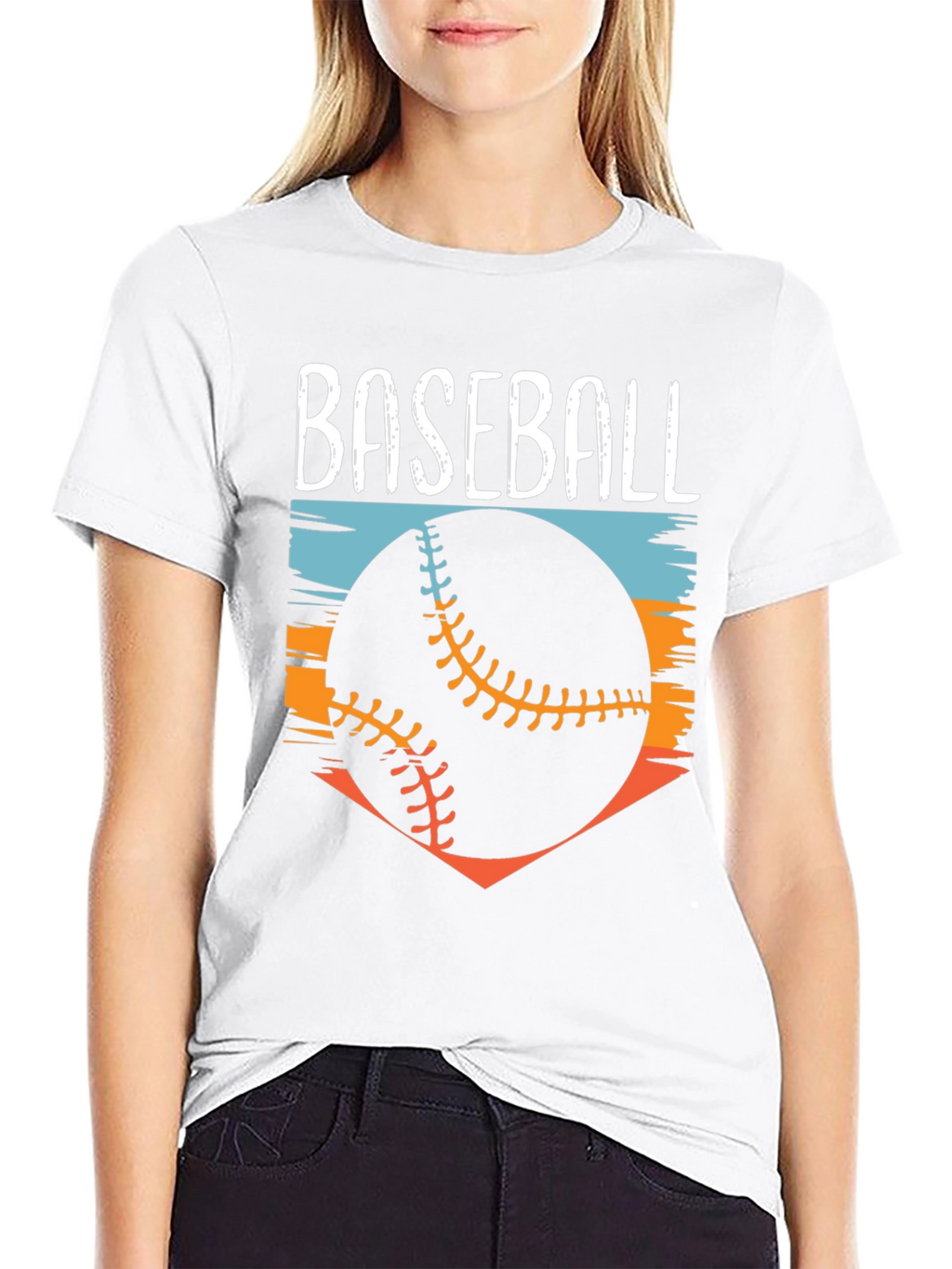 Baseball Graphic Tee - Black