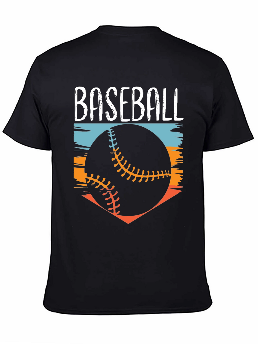 Baseball Graphic Tee - Black